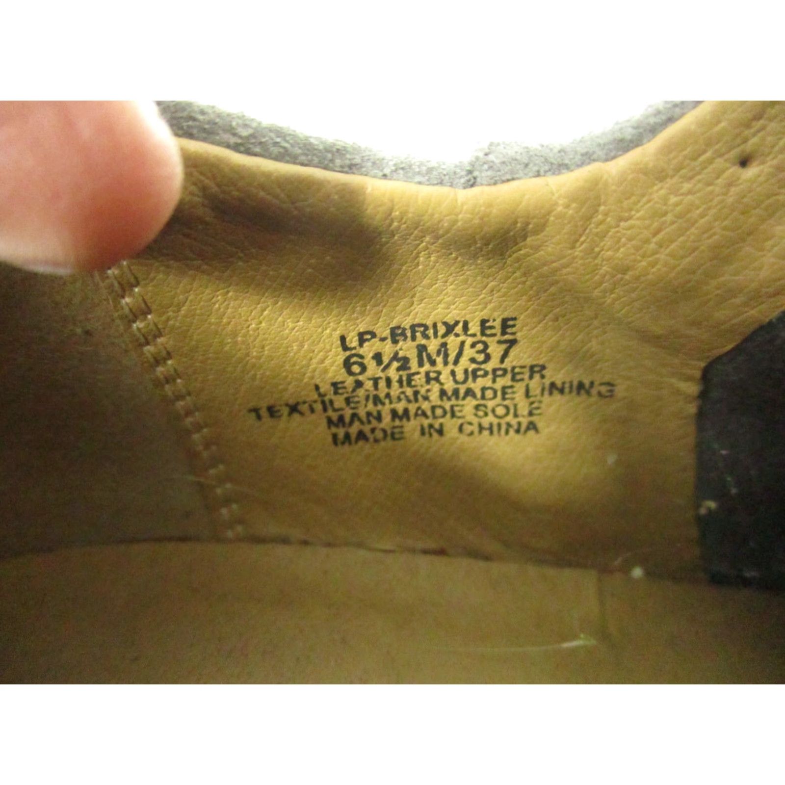 Lucky Brand Lucky Brand Brixlee Boots Ankle Booties 6.5 Sand Taupe Leather Suede Zip Zipper Block Heel Women Casual 37 Beige Vintage No Boots 90s Theme Bohemian Size US 7 / IT 37 - 3 Thumbnail