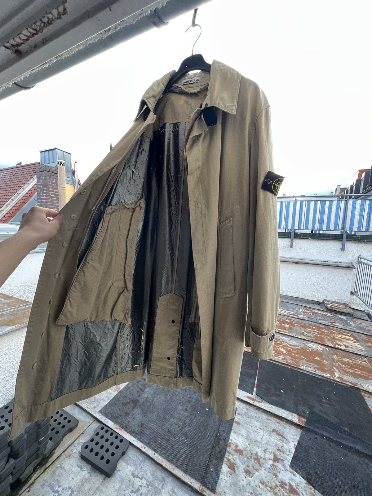 Stone Island × Vintage Stone Island trench coat from movie "Green Street Hooligans" Size US L / EU 52-54 / 3 - 5 Thumbnail