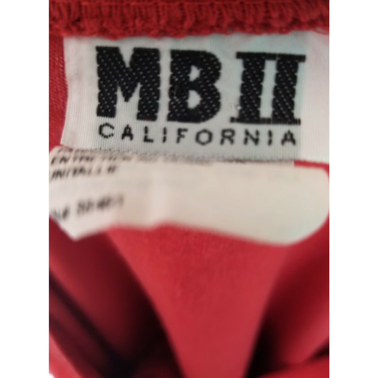 Vintage VINTAGE MB II XL Red Glitter Puff Paint T-Shirt Arts & Crafts 1980s Mens Size US XL / EU 56 / 4 - 4 Thumbnail