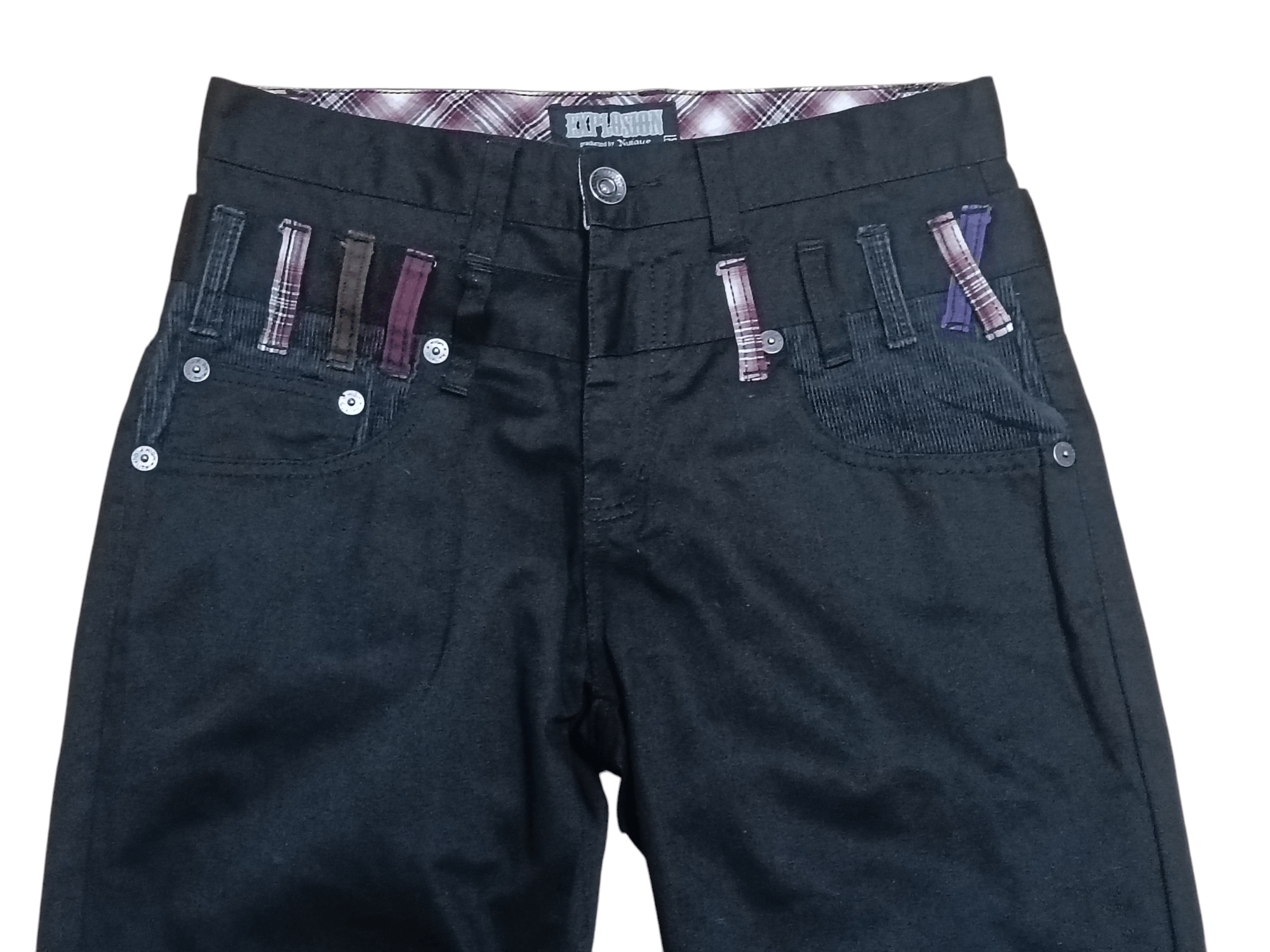 If Six Was Nine × Japanese Brand EXPLOSION BY NYLAUS DOUBLE WAIST MULTIPOCKET JEANS Size US 31 - 2 Thumbnail