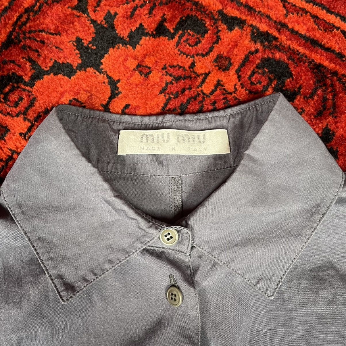 Miu Miu Vintage 2001 Archive Rare Pockets on Chest Miu Miu shirt Size S / US 4 / IT 40 - 7 Thumbnail