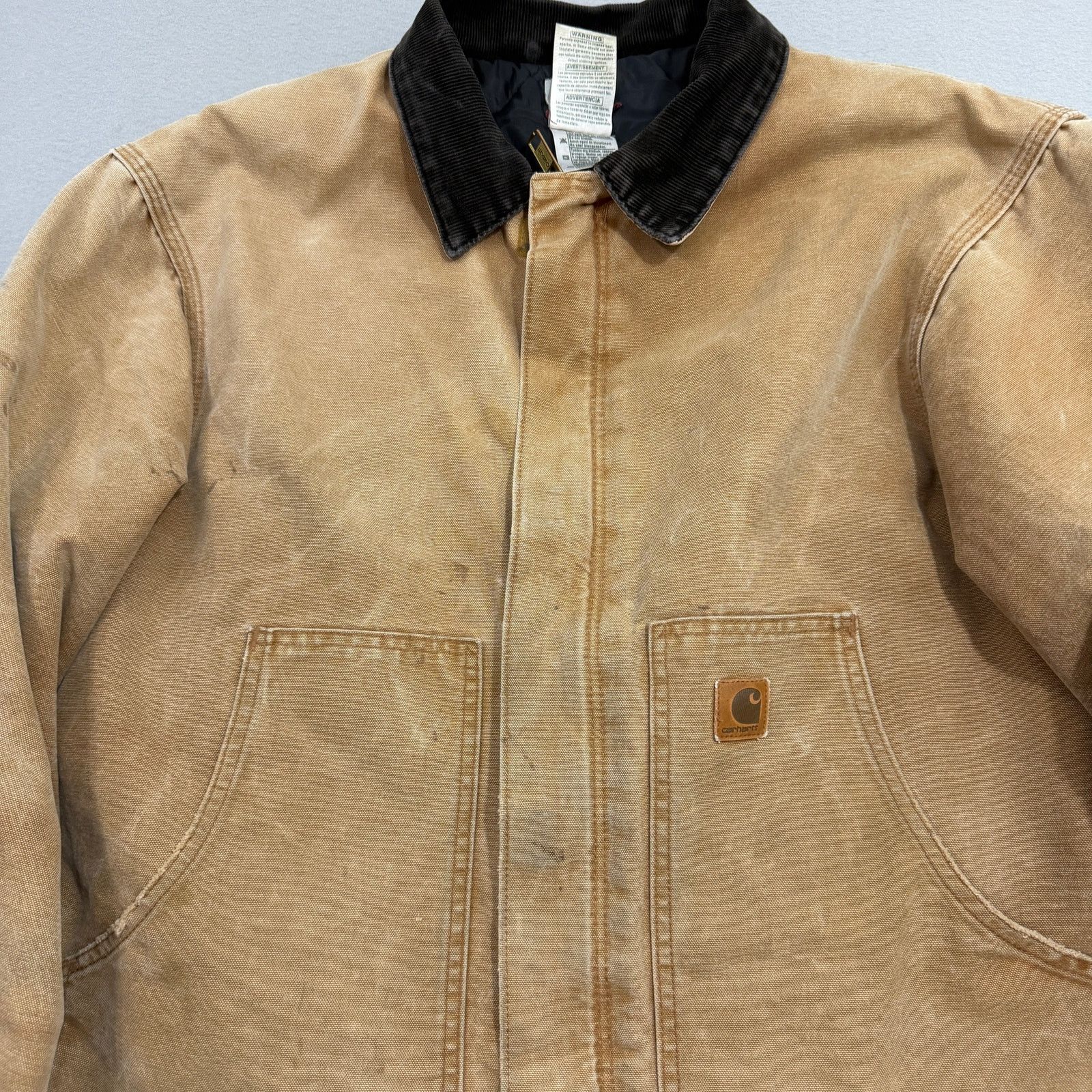 Carhartt Vintage Carhartt J22 BRN Arctic Jacket XL 2006 Distressed Size US XL / EU 56 / 4 - 3 Thumbnail