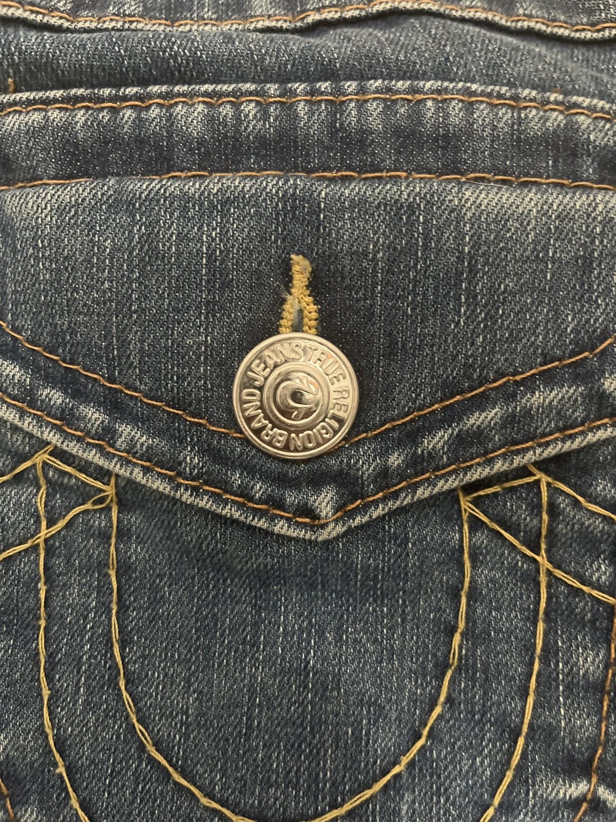 True Religion × Vintage VINTAGE Y2K TRUE RELIGION JEANS!!! Size 29" - 5 Thumbnail