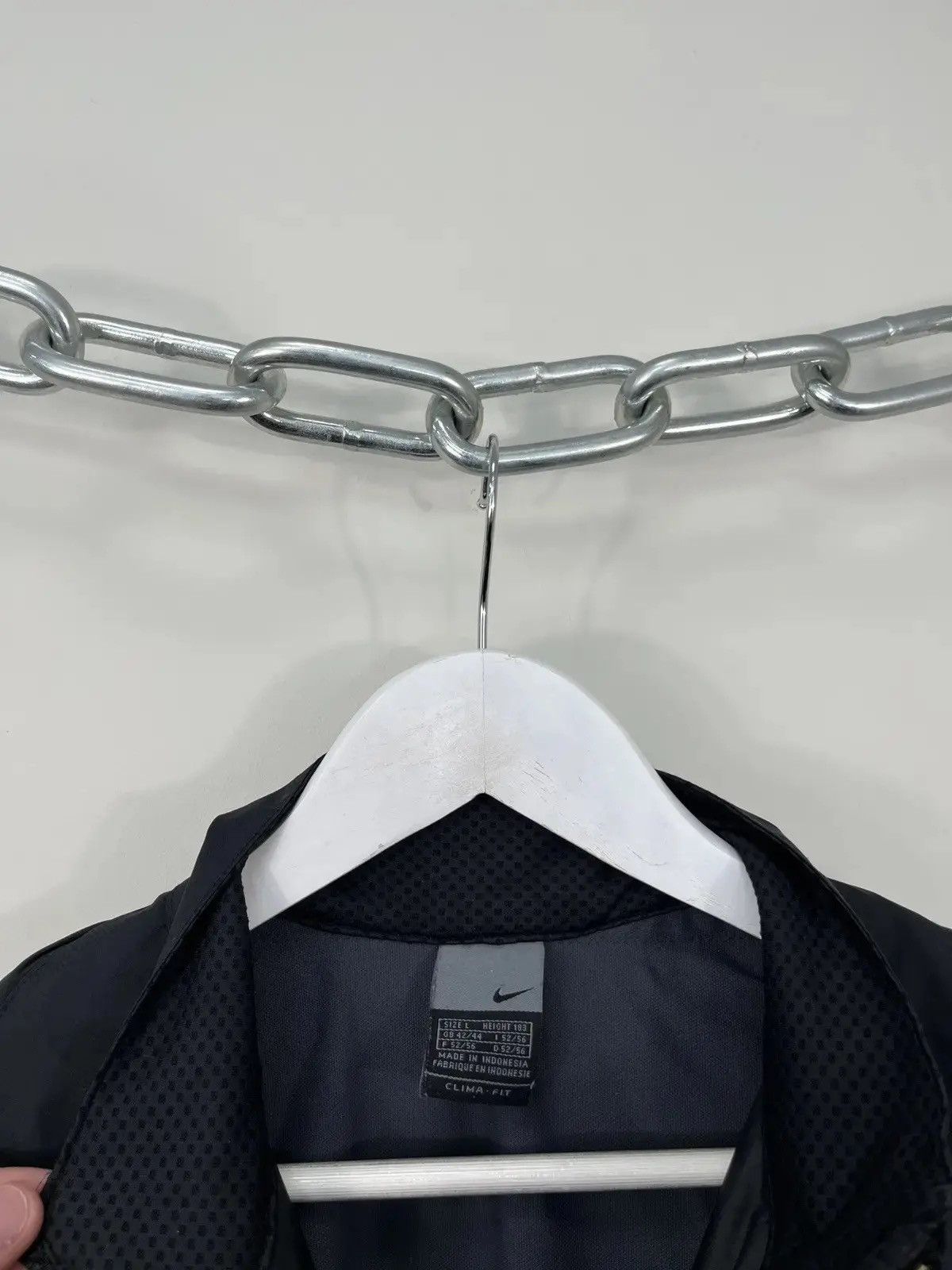 Nike Vintage Nike Y2K Transformer 2 in 1 Drill Black Track Jacket Size US L / EU 52-54 / 3 - 6 Thumbnail