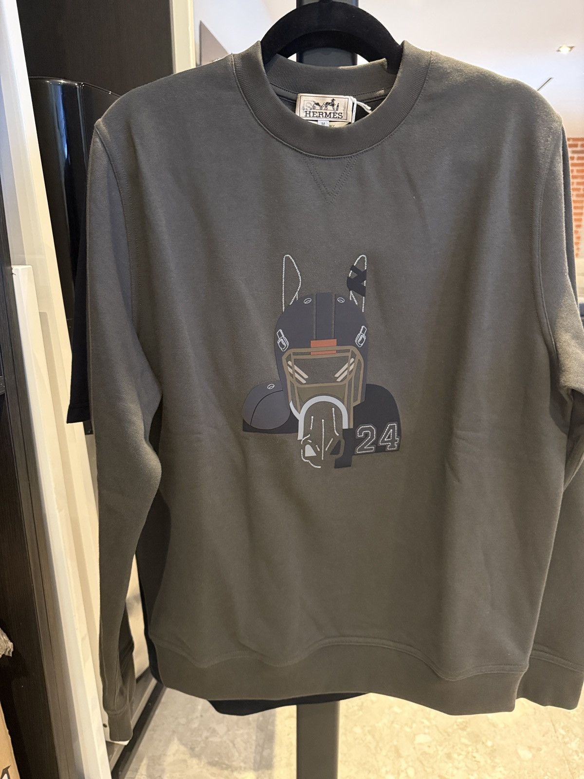 Hermes HERMES SWEAT COL ROND Size US M / EU 48-50 / 2 - 3 Thumbnail