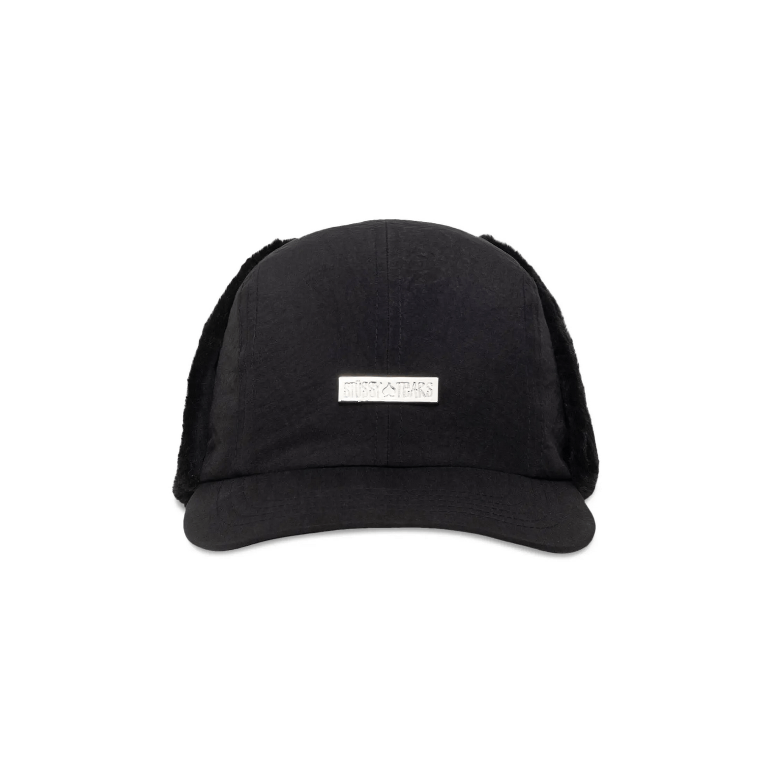 DENIM TEARS × Stussy S/M Stussy Denim Tears Earflap Cap in Black Size ONE SIZE - 1 Thumbnail