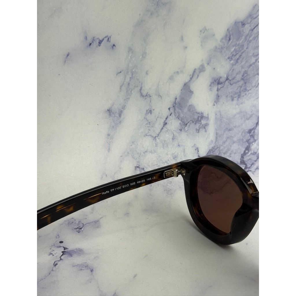 Tom Ford NEW Tom Ford FT1100 Raffa Sunglasses in Havana Brown Size ONE SIZE - 7 Thumbnail