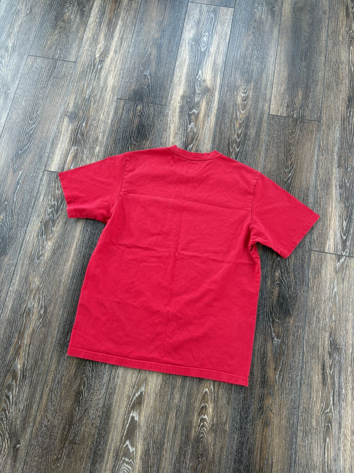 Supreme Laser Cut S Logo Pocket Tee SS21 Red