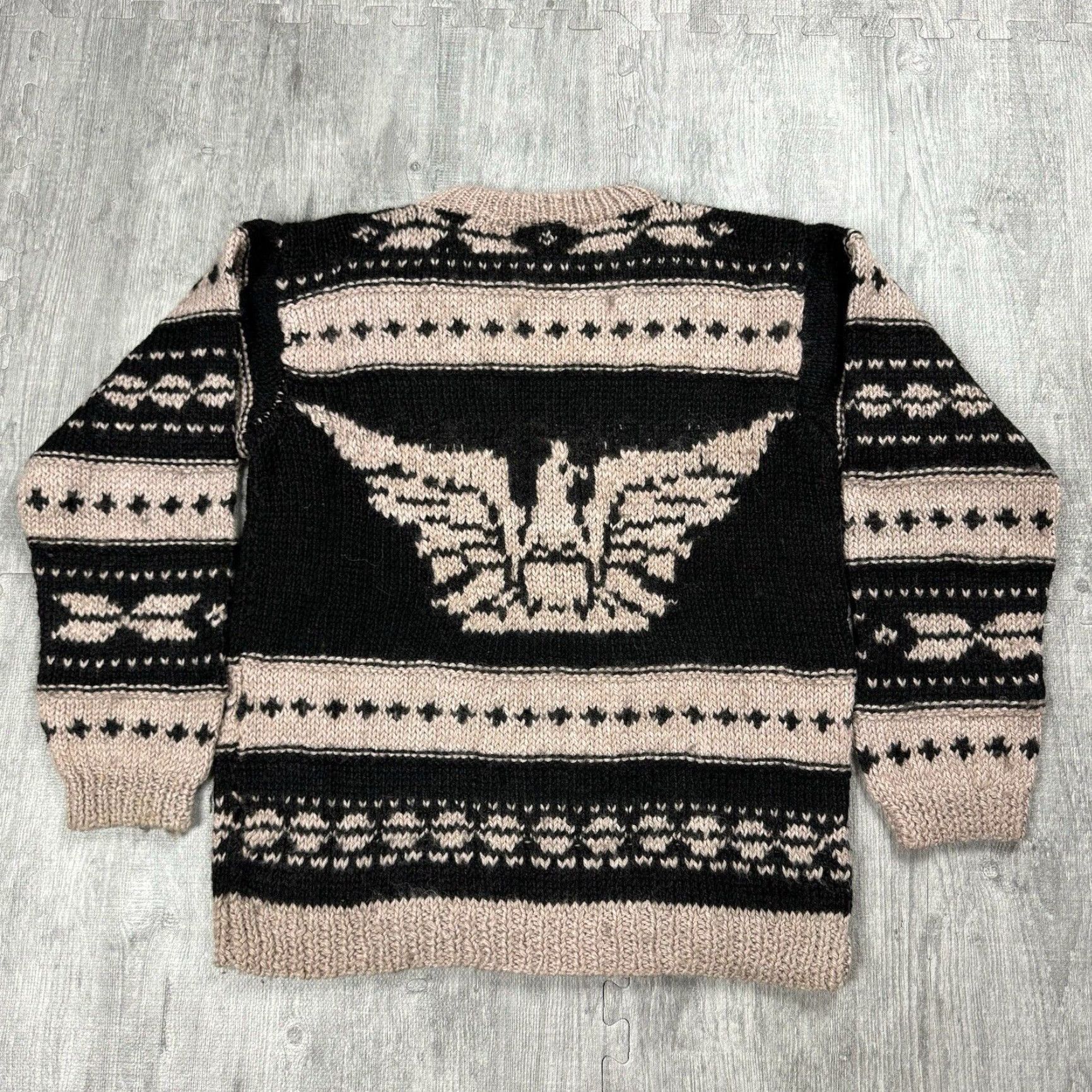 Vintage VINTAGE 80s US Military Eagle Crest Chunky Knit Crew Neck Sweater Men L Wool Fall Winter Casual Size US L / EU 52-54 / 3 - 5 Thumbnail