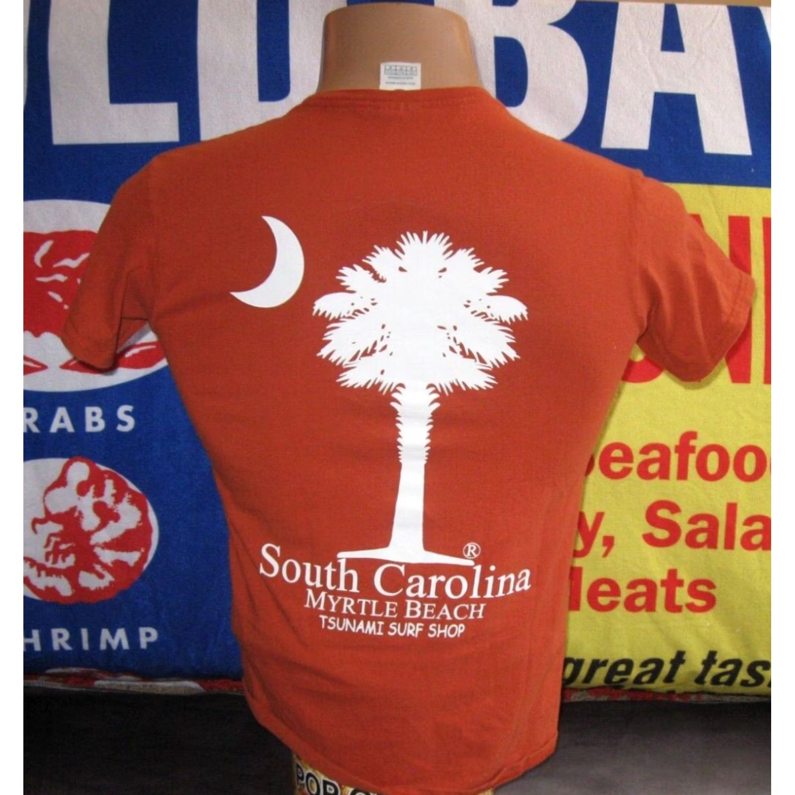 Delta TSUNAMI SURF Shop Myrtle Beach Graphic Shirt Adult Small Mens SOUTH CAROLINA Size US S / EU 44-46 / 1 - 2 Thumbnail