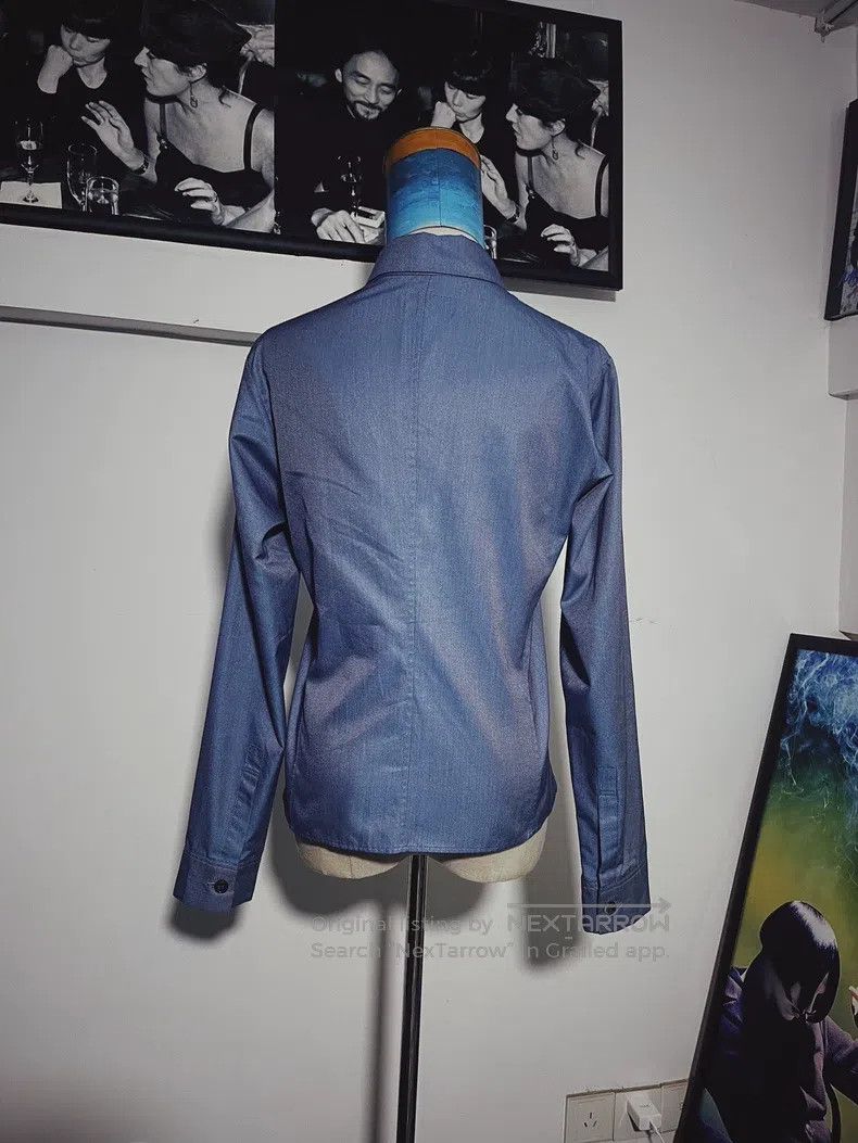 Other Yohji Yamamoto size os Blue denim long-sleeve shirt Size US M / EU 48-50 / 2 - 3 Thumbnail