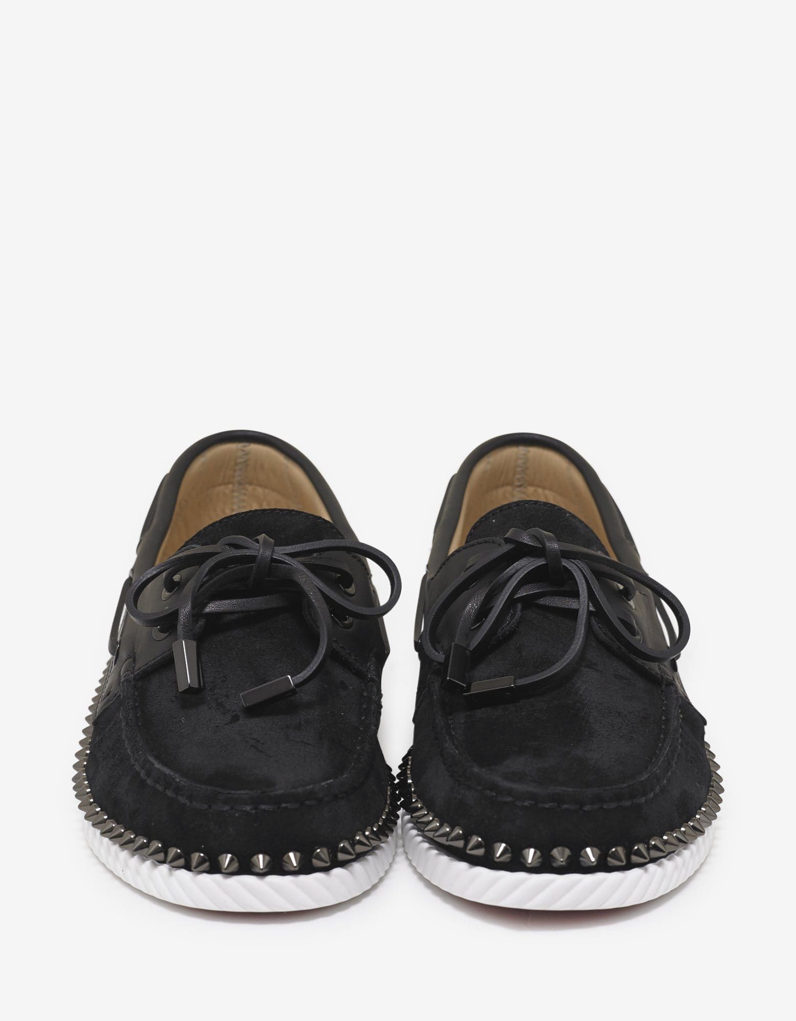 Christian Louboutin Christian Louboutin Steckel Flat Crosta Wax Boat Shoes Size US 6 / EU 39 - 4 Thumbnail