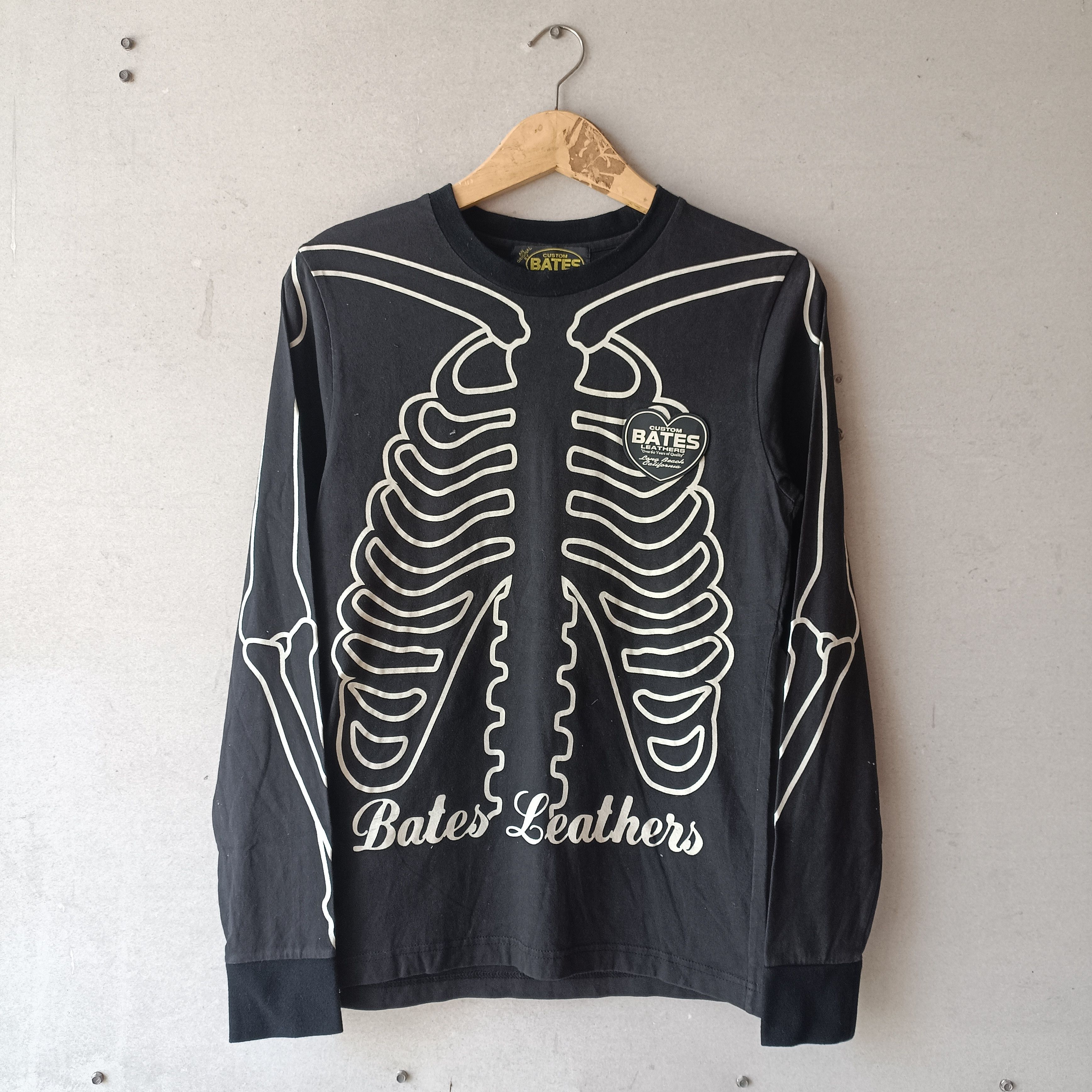 Vanson Leathers 2000s Bates Leather Skeleton Rider Ls Vanson Style Size M / US 6-8 / IT 42-44 - 1 Thumbnail