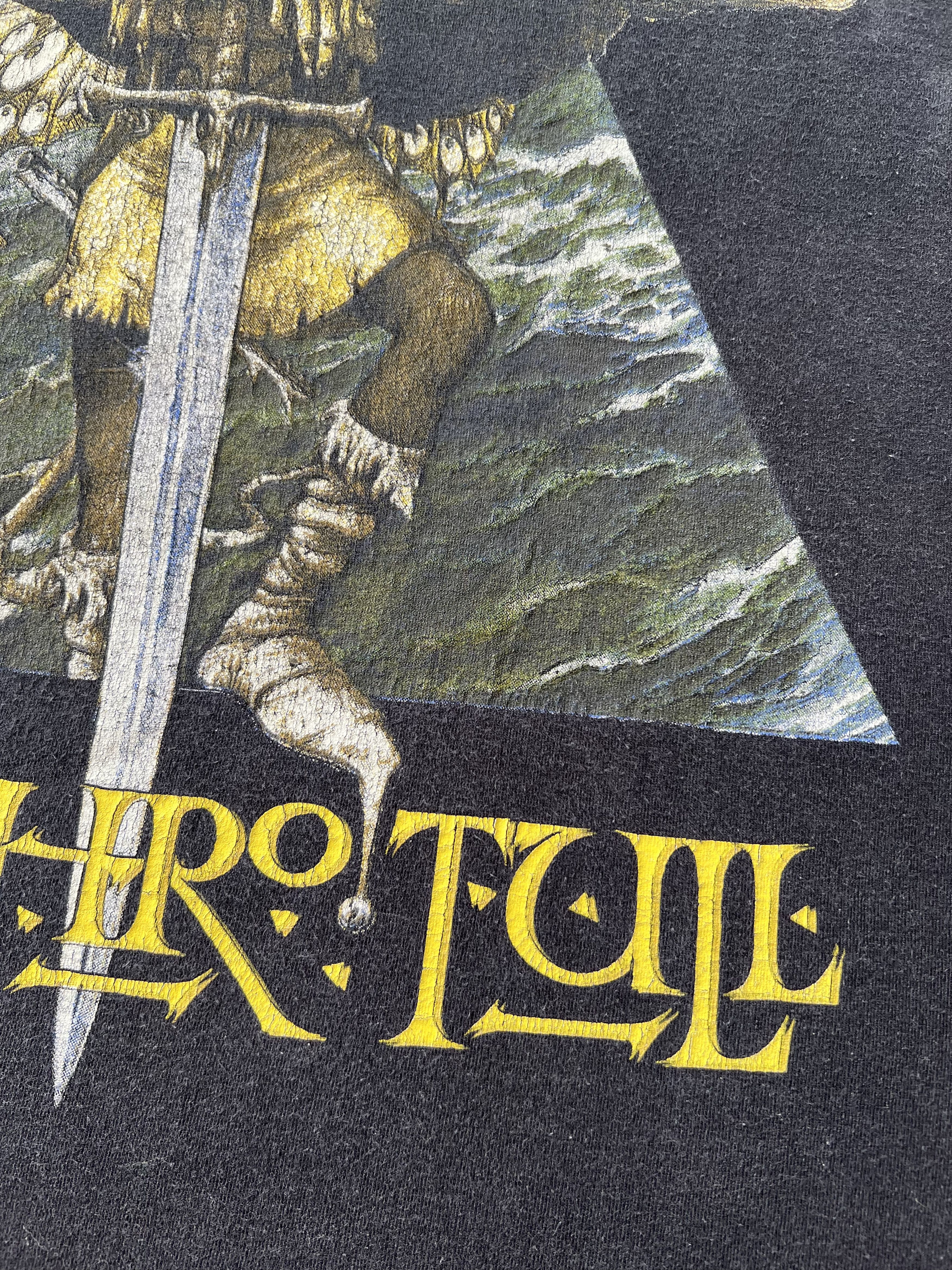 Band Tees Vintage 2000s Jethro Tull Rock Band Black T-shirt Size US XL / EU 56 / 4 - 8 Thumbnail