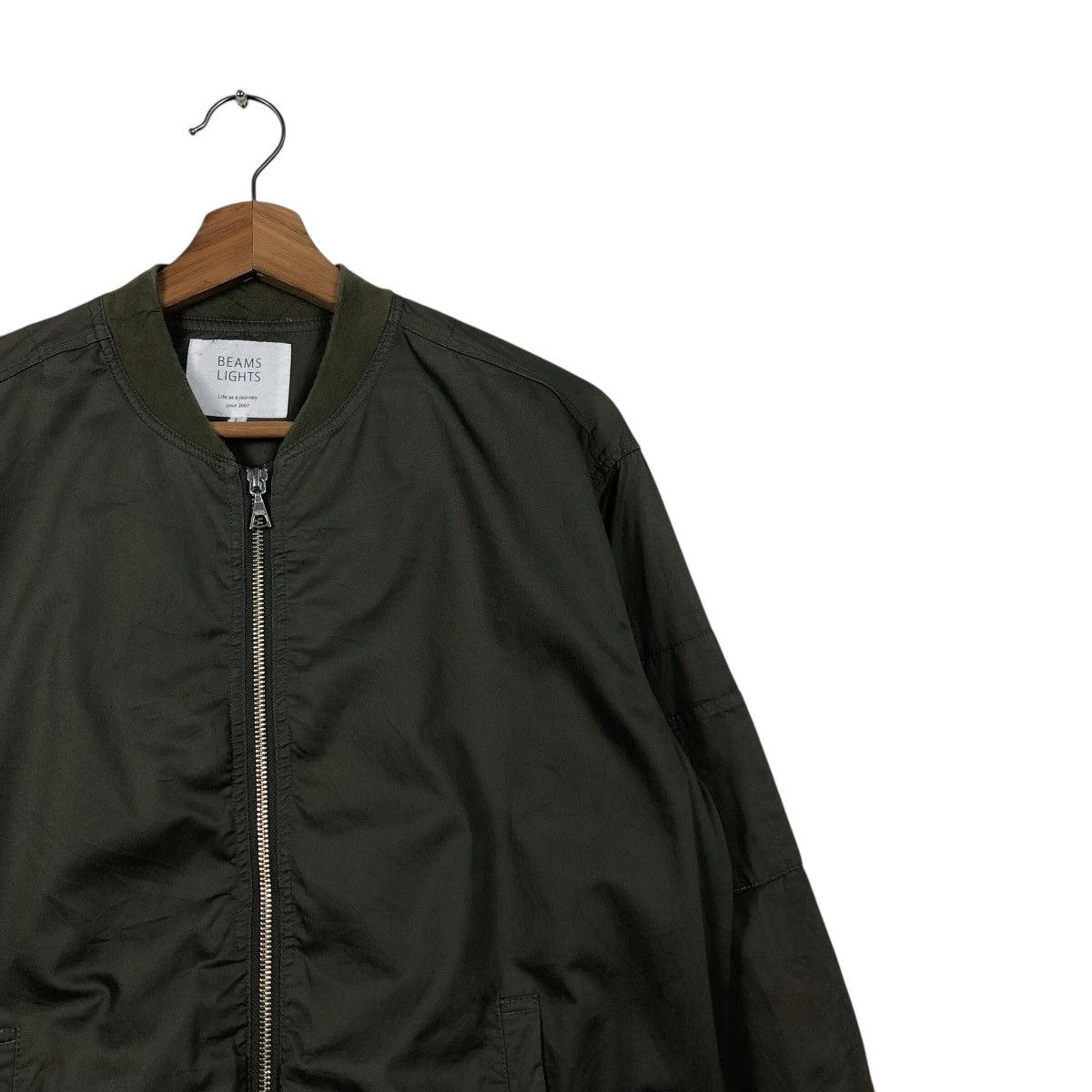 Beams Plus 📌Vintage Bomber Jacket Beams Light Military Design Size US L / EU 52-54 / 3 - 8 Thumbnail
