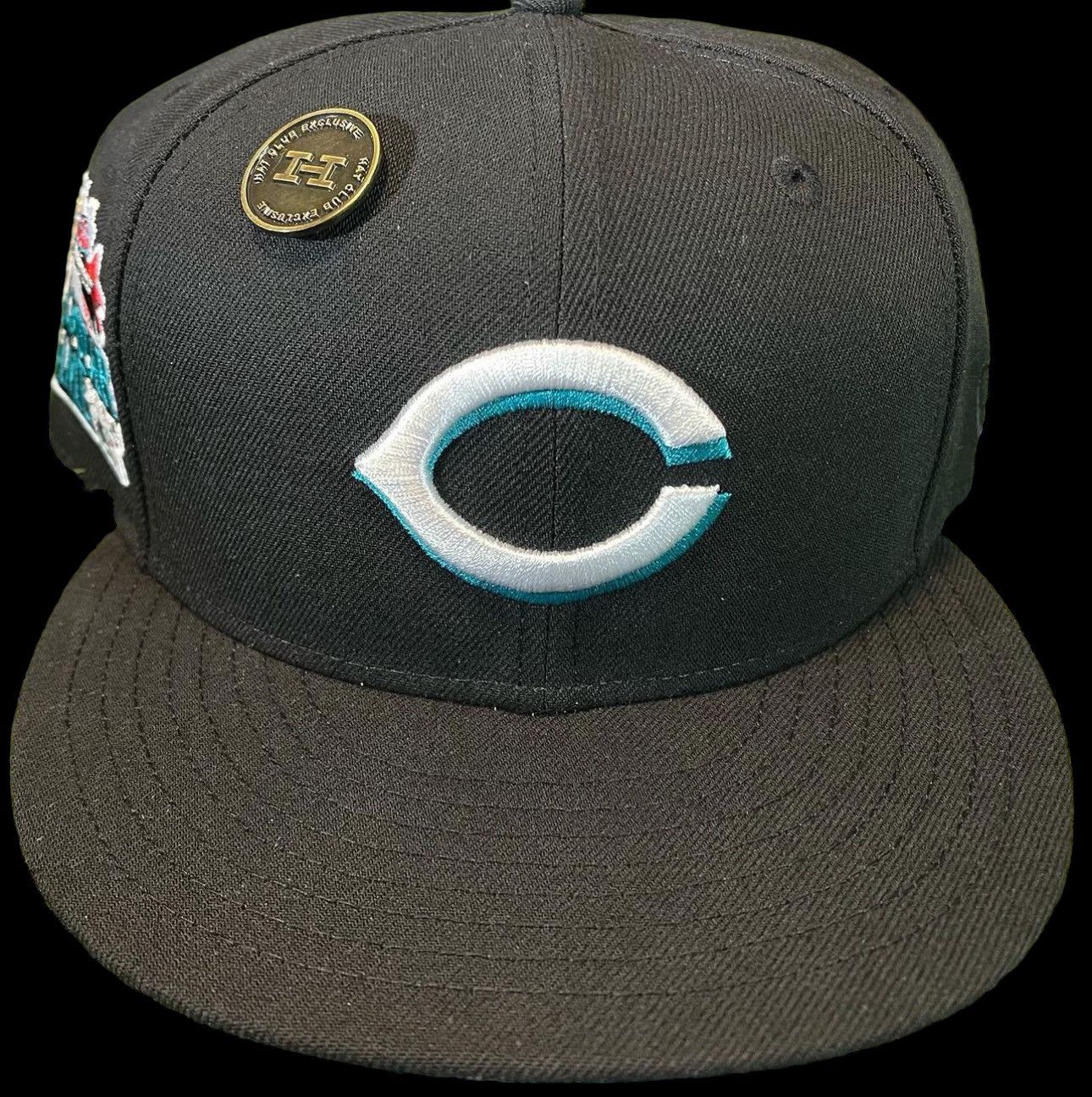 Gorra plana negra ajustada 59FIFTY Essential de New Era