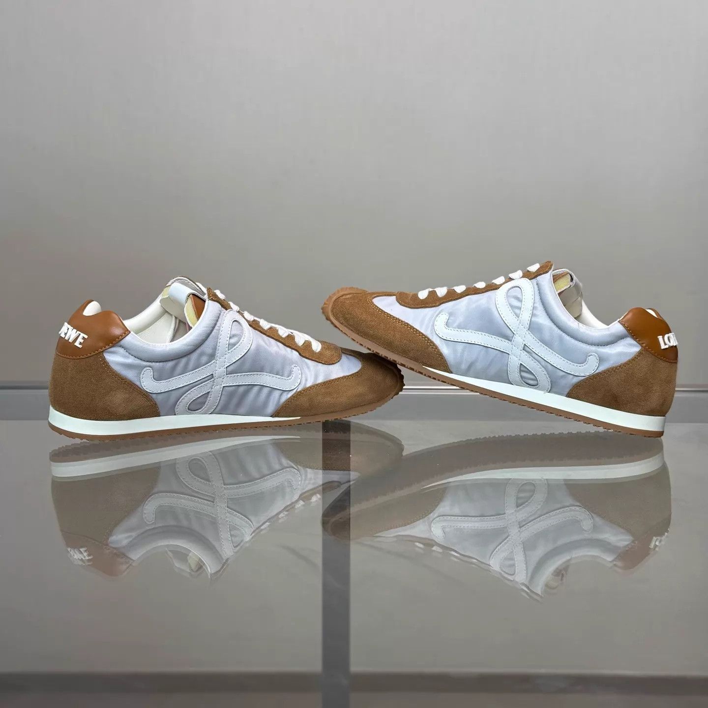 Loewe Loewe Ballet Runner 2.0 Tan/White Sneakers EU 39 New Size US 8.5 / IT 38.5 - 6 Thumbnail