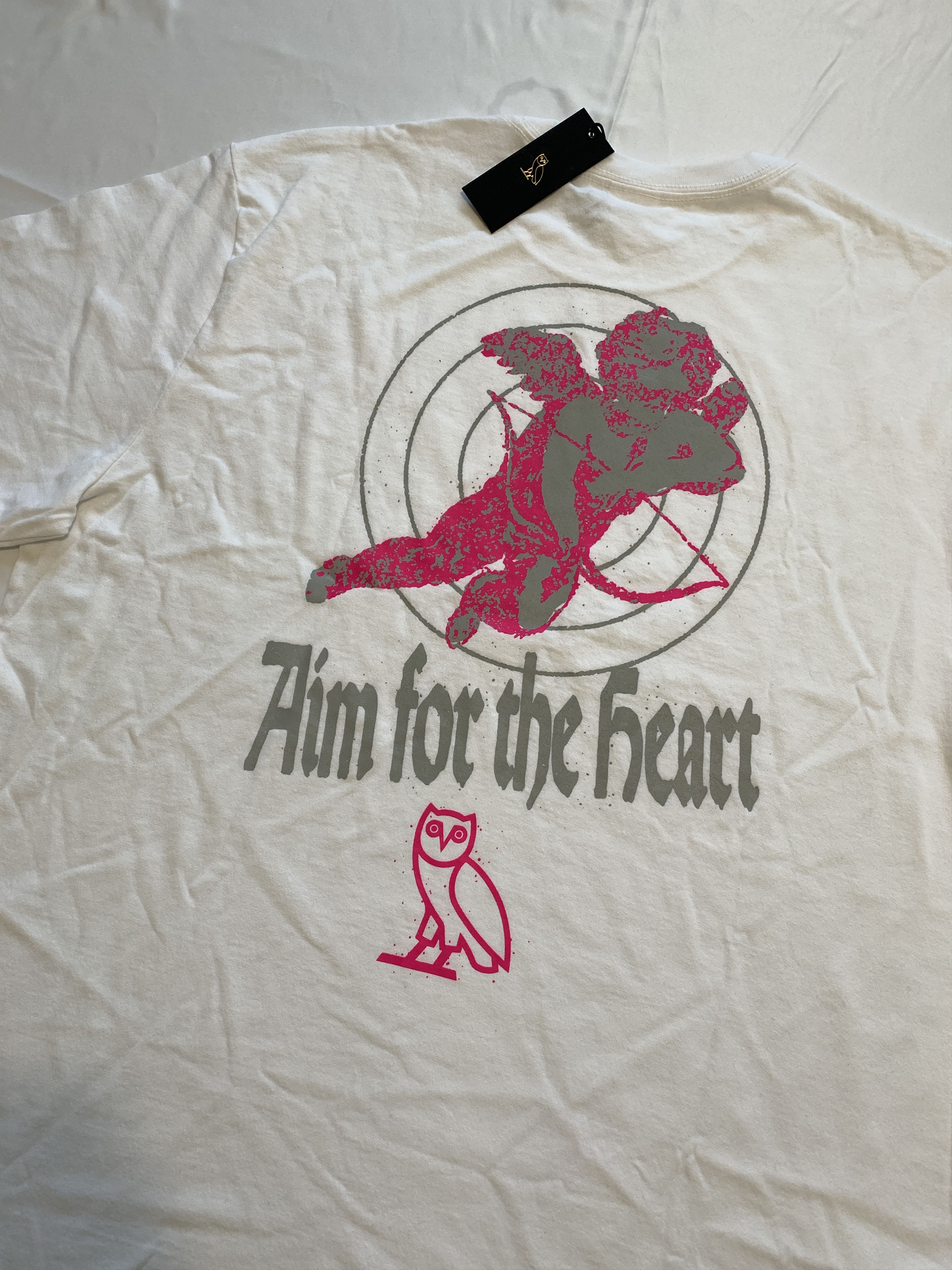 Drake OVO Valentines Aim For The Heart Love T-shirt Size US L / EU 52-54 / 3 - 2 Thumbnail