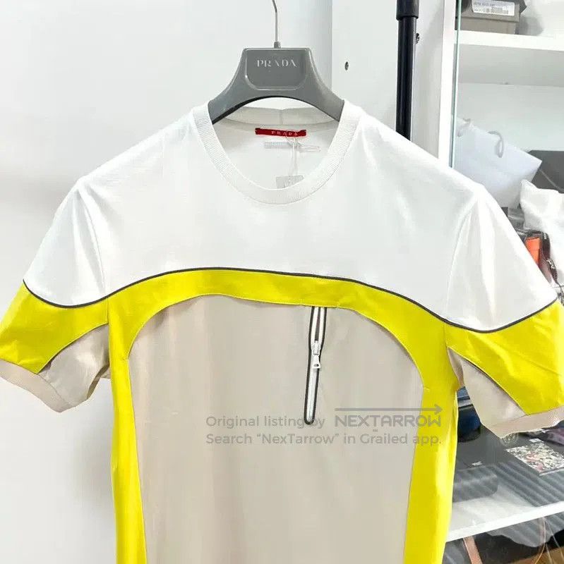Prada Prada Multi-Color Cotton Short Sleeve T-Shirt. Size US S / EU 44-46 / 1 - 3 Thumbnail