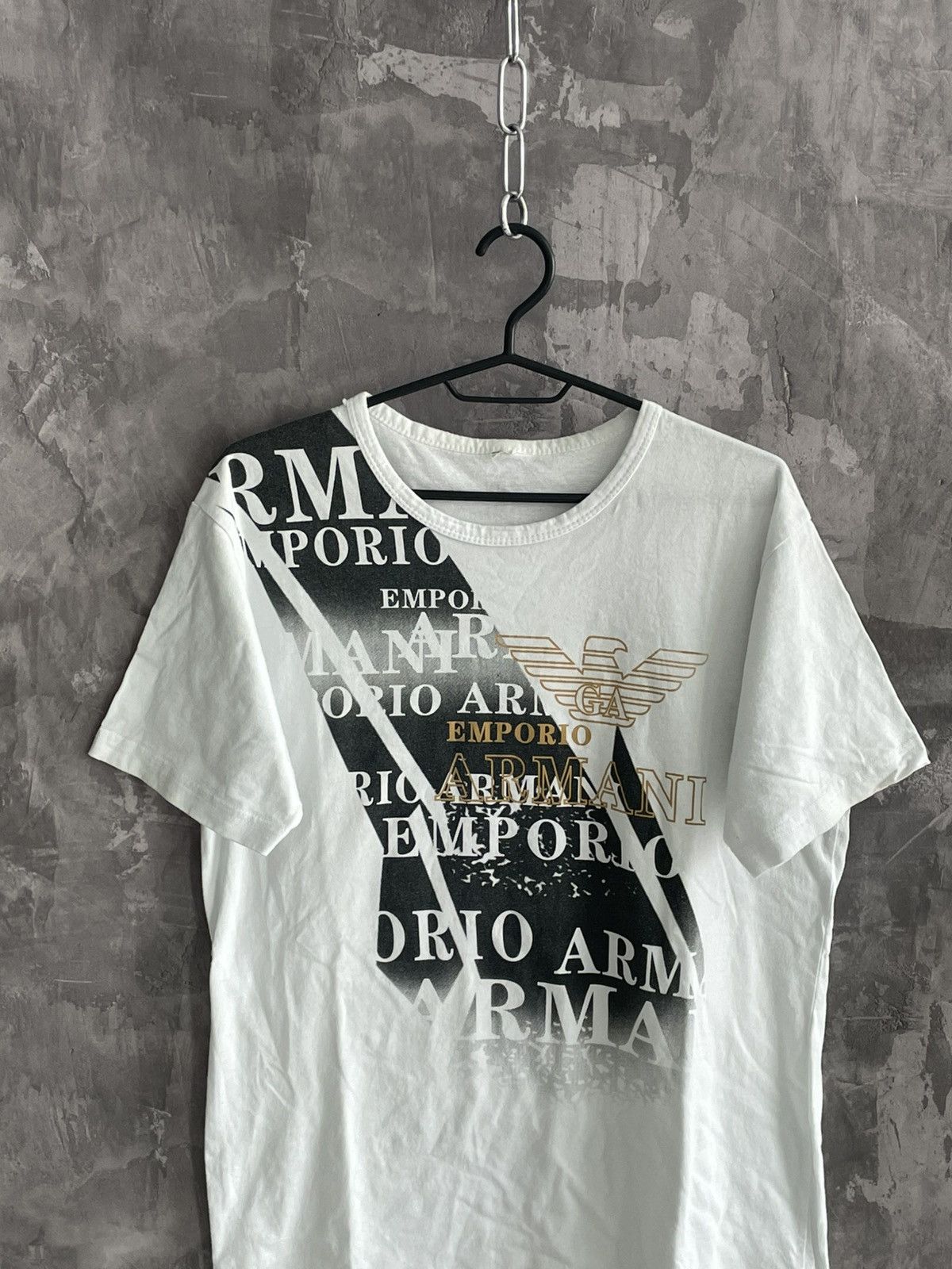 Hysteric Glamour × Le Grande Bleu (L.G.B.) Vintage Y2K Hysteric Glamour Style Logo Armani T shirt Size US M / EU 48-50 / 2 - 2 Thumbnail