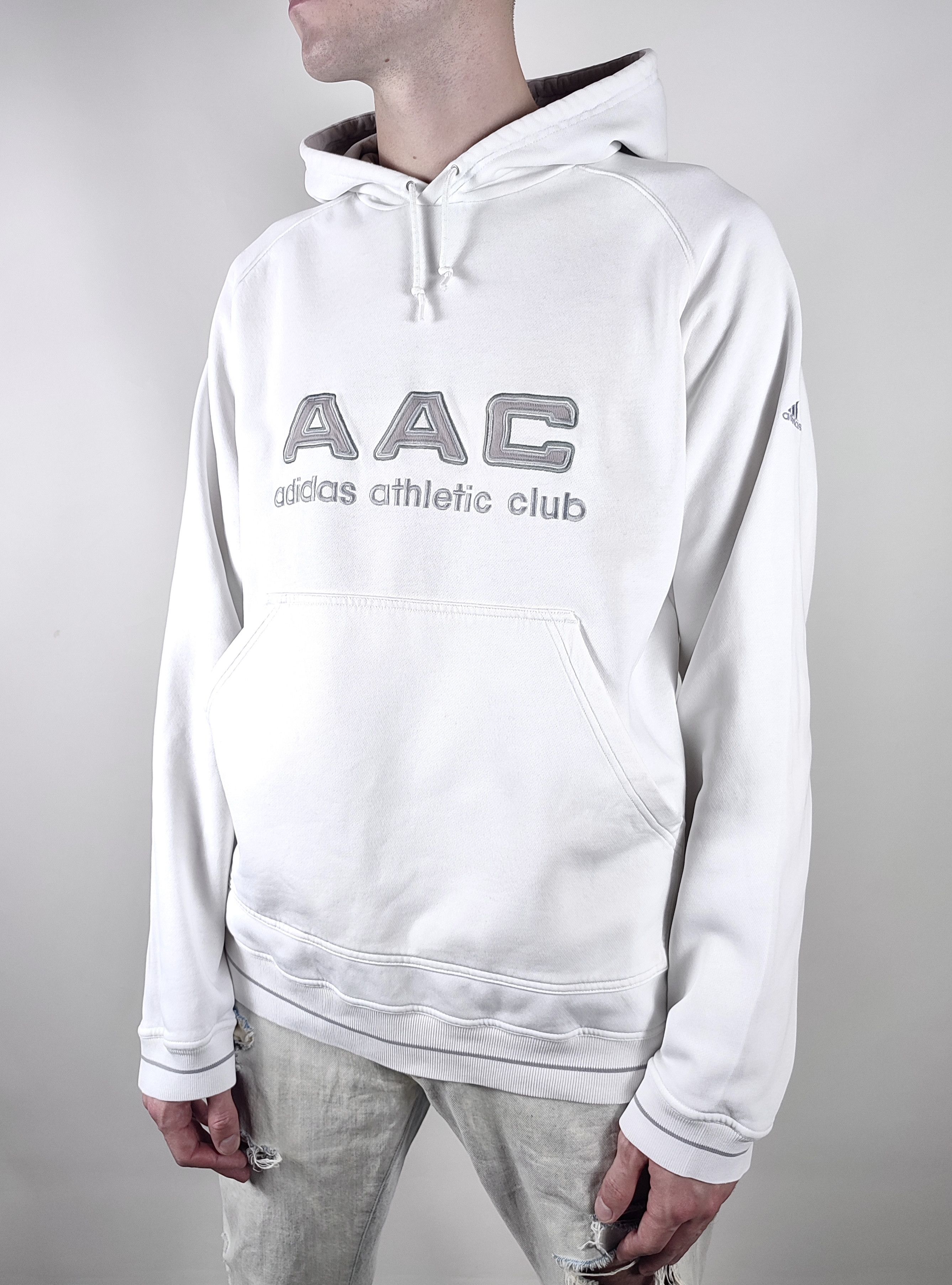 Adidas 90s Vintage Adidas Athletic Club Embroidered Big Logo Hoodie Size US XL / EU 56 / 4 - 5 Thumbnail