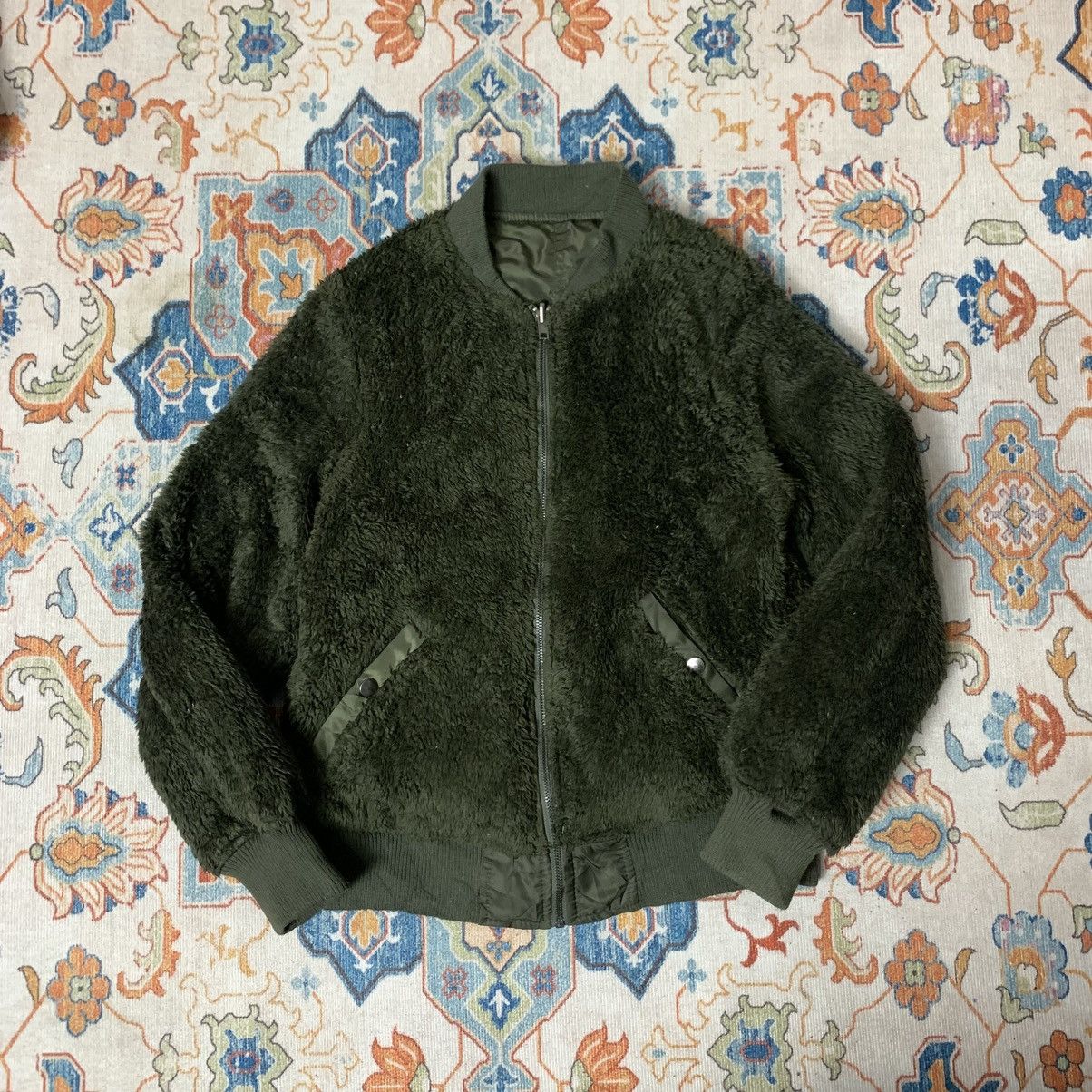 Japanese Brand japan reversible faux fur MA-1 bomber jacket Size US M / EU 48-50 / 2 - 1 Thumbnail