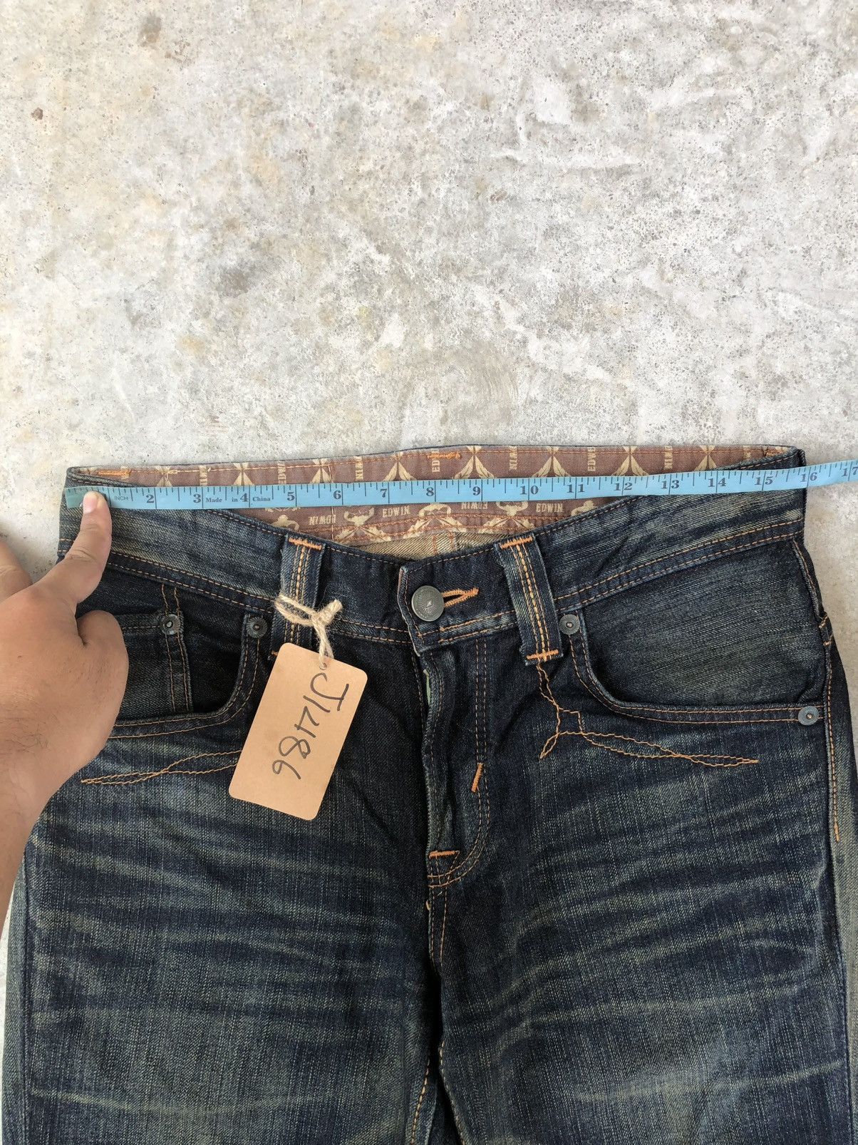 Who Decides War Edwin XU Flared Jeans Mudwash Distressed Size US 30 / EU 46 - 21 Thumbnail