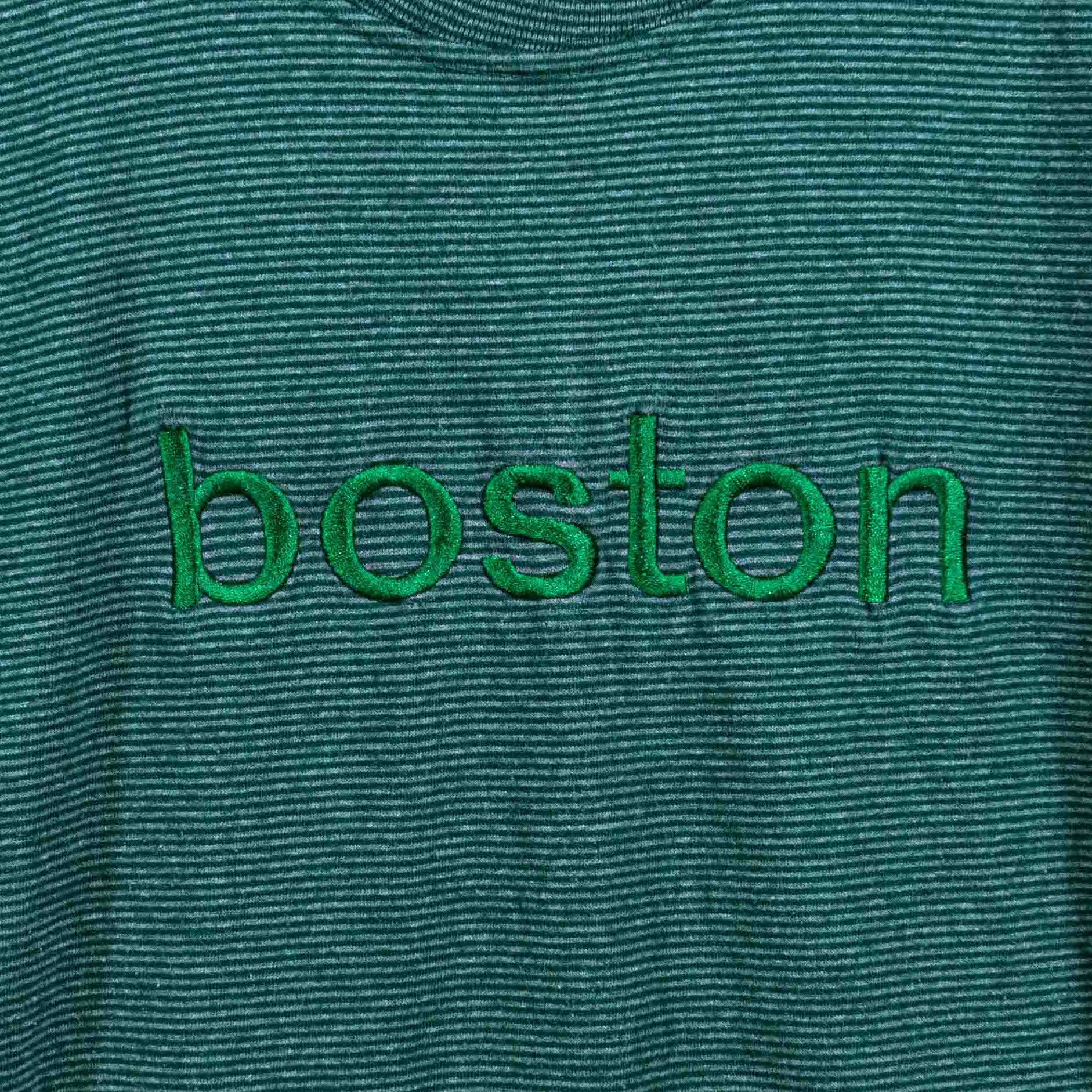 Other Boston Striped T-Shirt Surf Skate Streetwear VTG 90s City Size US M / EU 48-50 / 2 - 8 Thumbnail