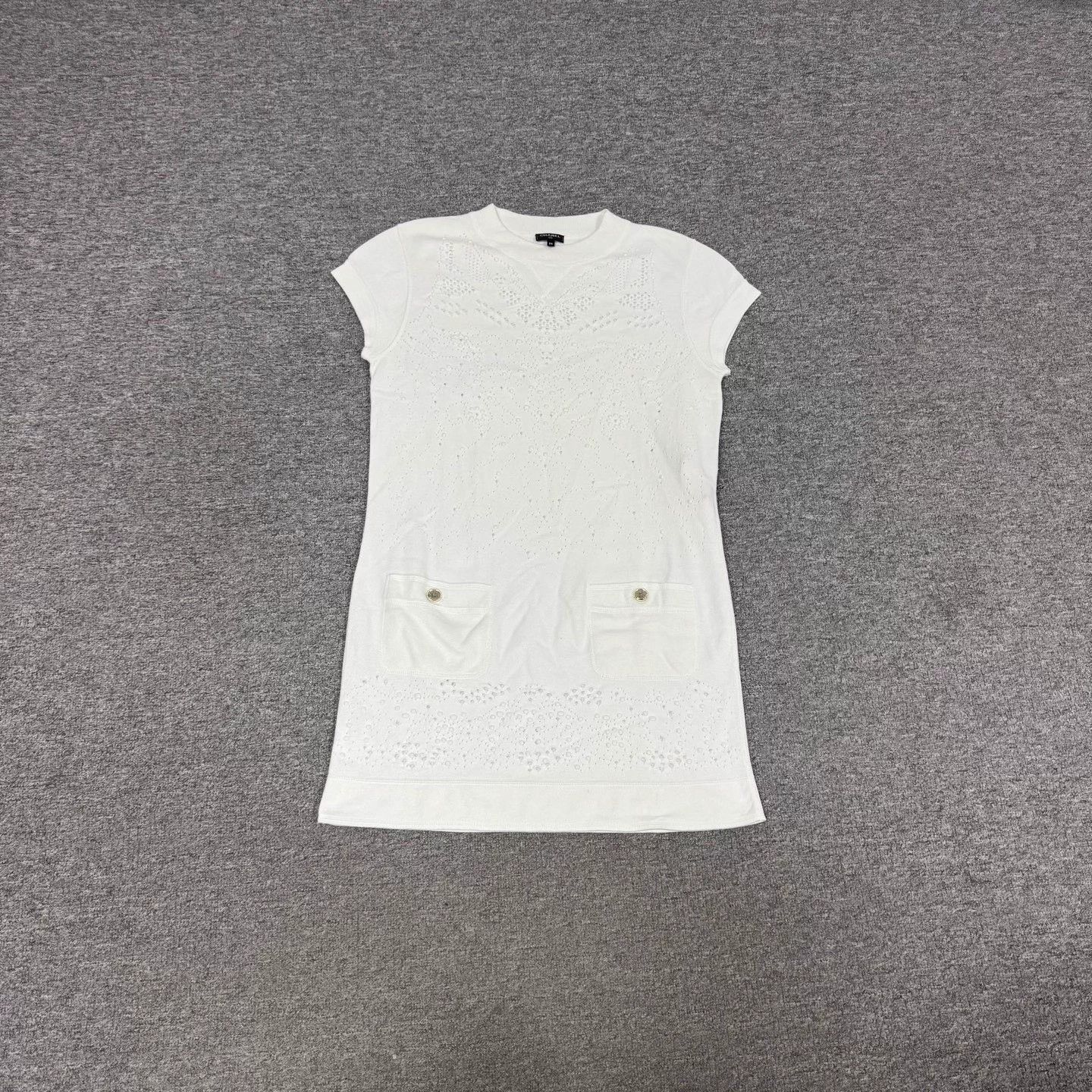 Chanel Chanel Openwork Knit Dress Women's 34 99 New Size XS / US 0-2 / IT 36-38 - 1 Thumbnail