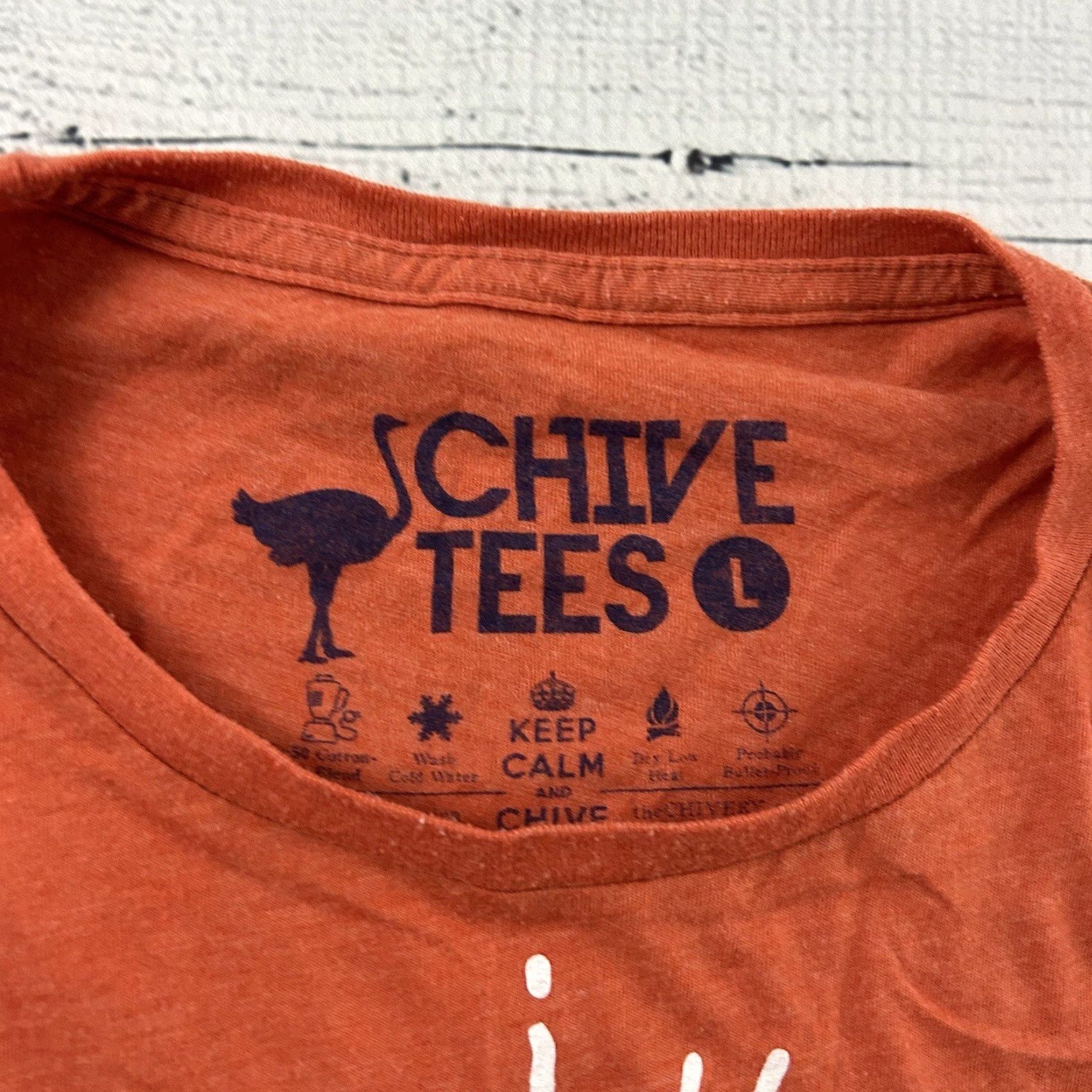 Vintage Chive Tees Denver Short Sleeve T Shirt Men's L Orange Size US L / EU 52-54 / 3 - 2 Thumbnail