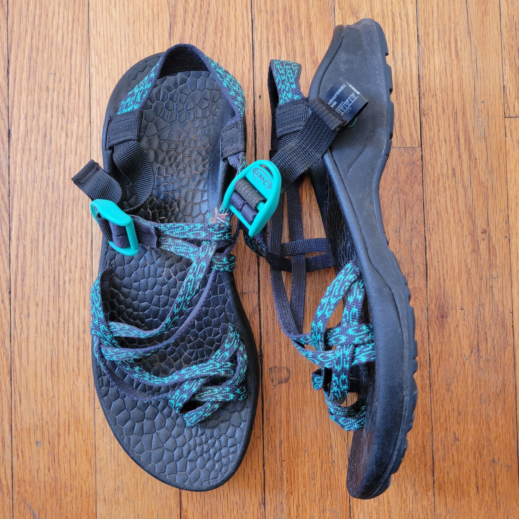 Chaco Chaco Womens Z/2 Classic Sport Sandals Blue Black 10 Summer Size US 10 / IT 40 - 1 Thumbnail