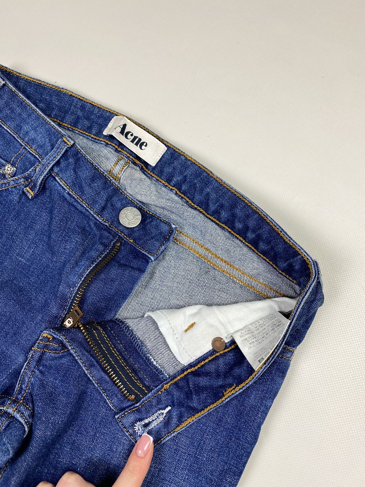 Acne Studios Acne Hex Marine ladies jeans size 26 / 32 Size 26" / US 2 / IT 38 - 13 Thumbnail