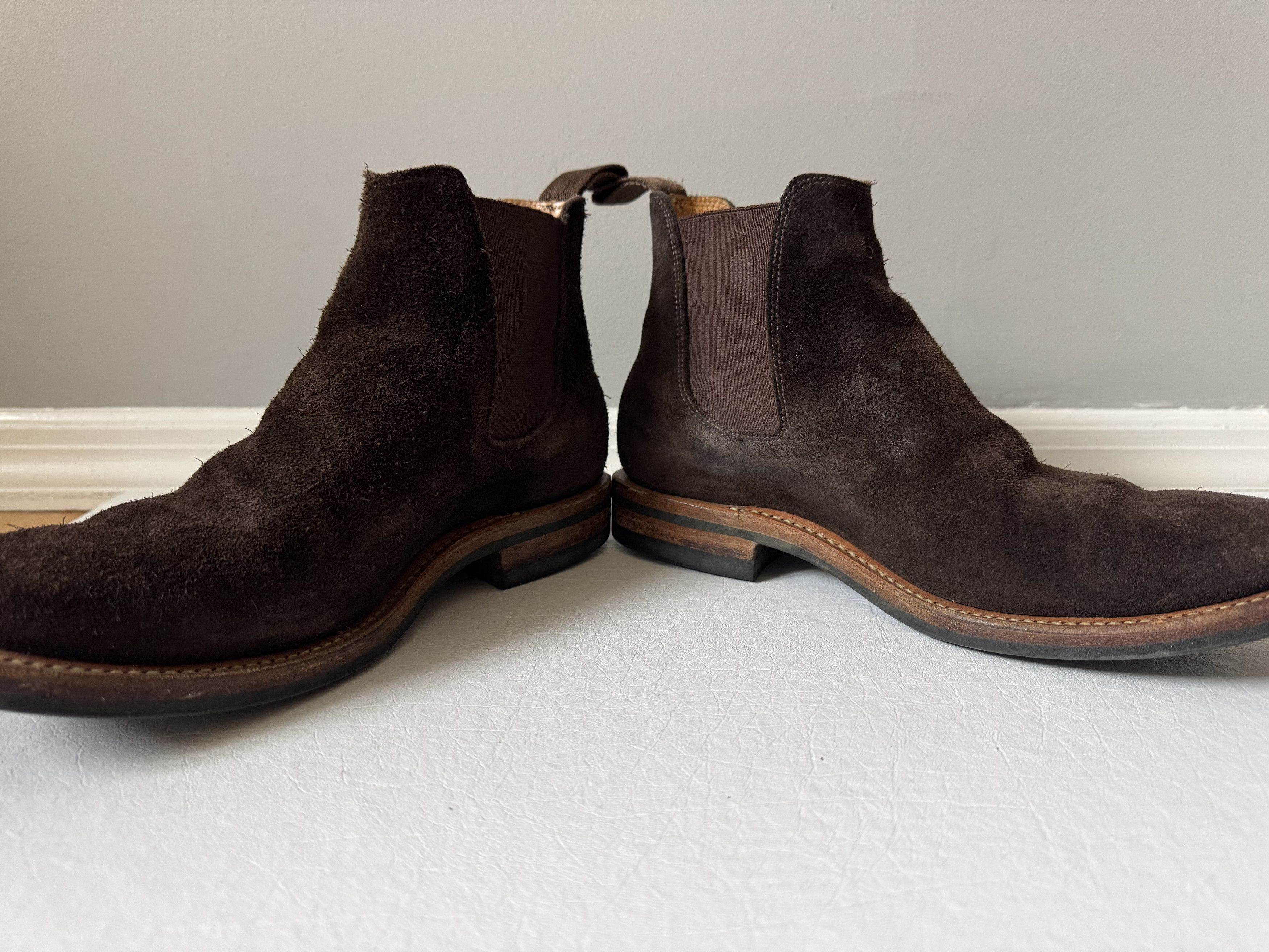 Viberg Chelsea Suede Cafe Arabica Size US 7 / EU 40 - 4 Thumbnail