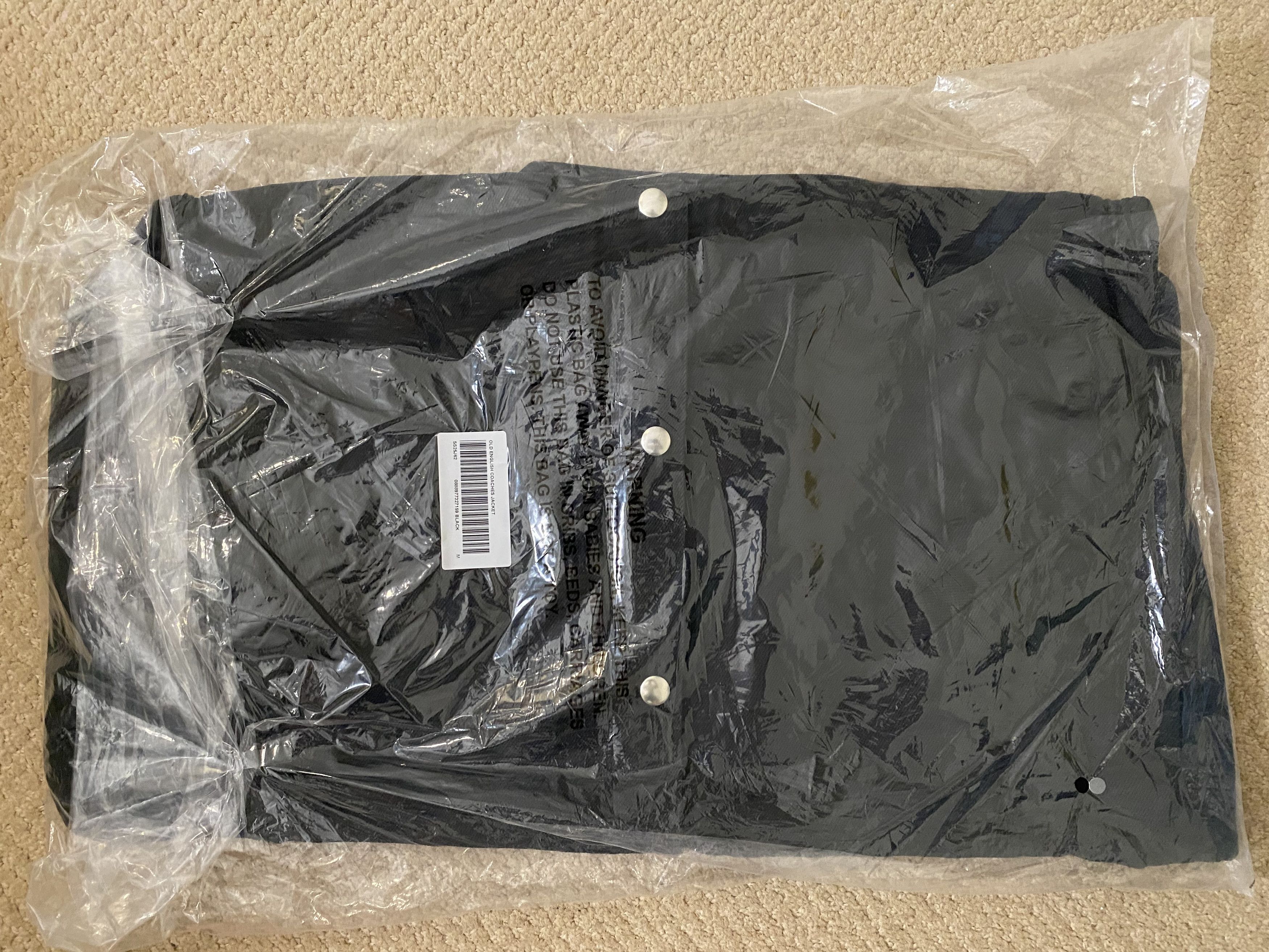 Supreme [In Hand] Supreme Arc Denim Coaches Jacket (SS25) Black M Size US M / EU 48-50 / 2 - 6 Thumbnail