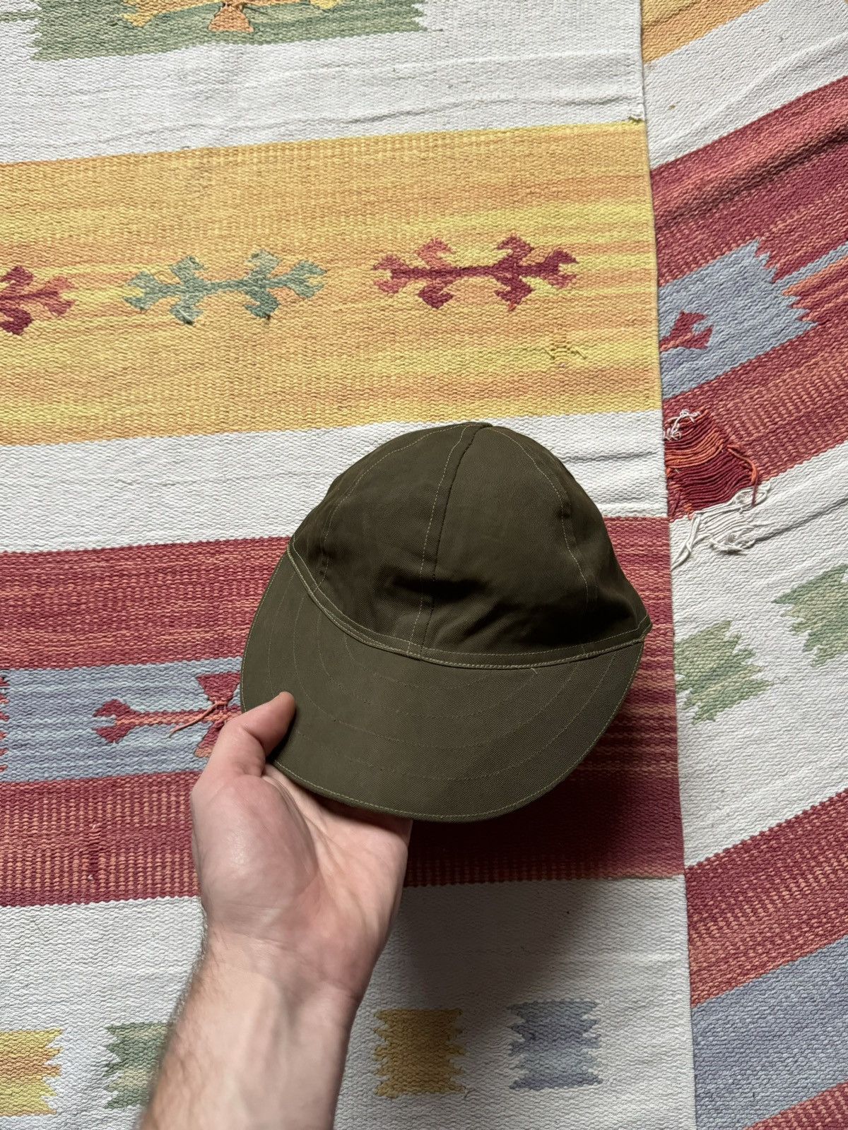Vintage Vintage 70-80’s Military Khaki Army USMC Hat Size ONE SIZE - 2 Thumbnail