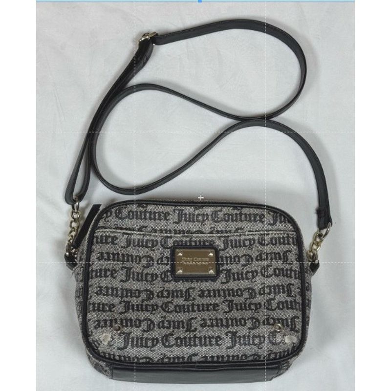 Juicy Couture Juicy Couture Black Monogram Mini Crossbody Women's USED Size ONE SIZE - 1 Thumbnail
