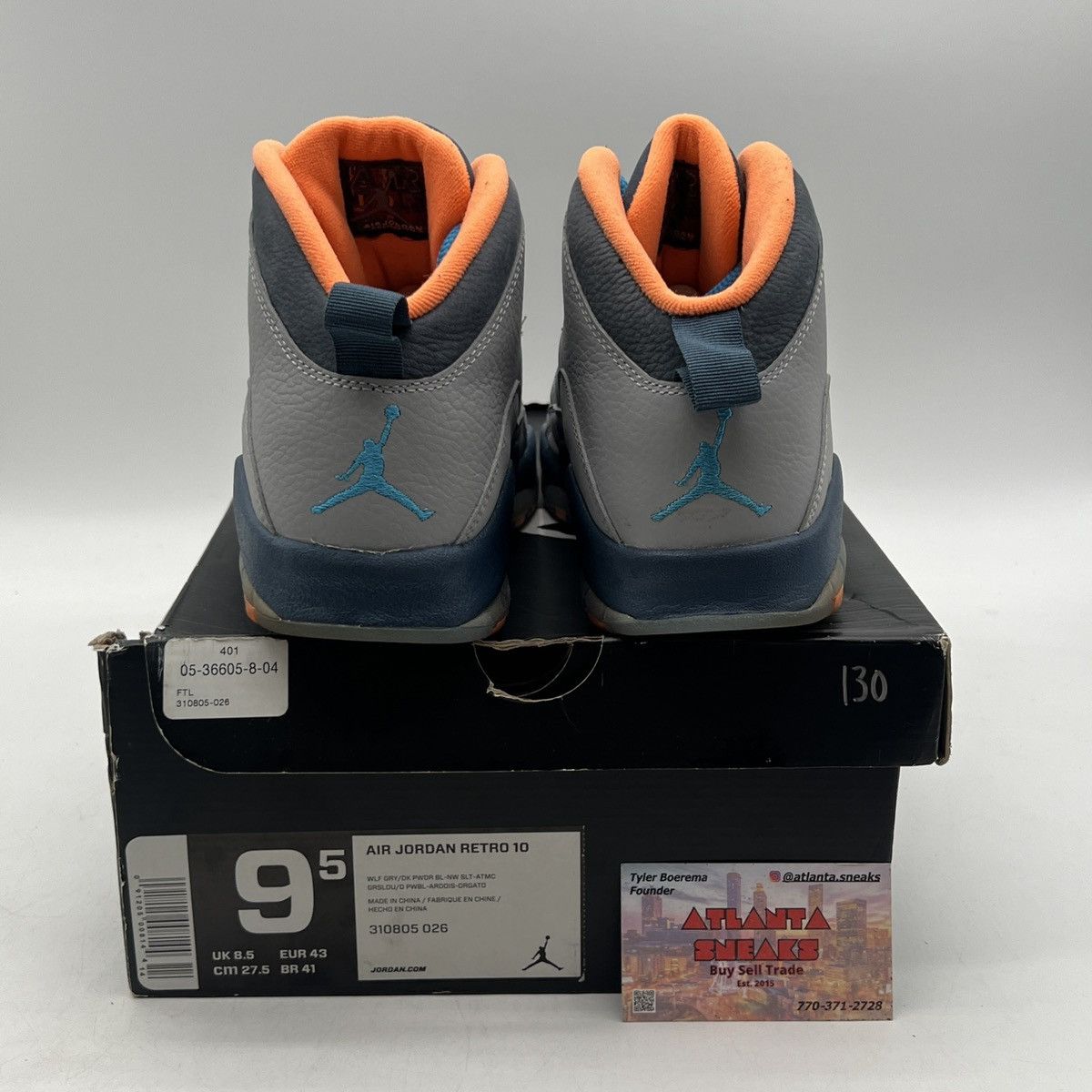Jordan Brand Air Jordan 10 bobcats Size US 9.5 / EU 42-43 - 3 Thumbnail