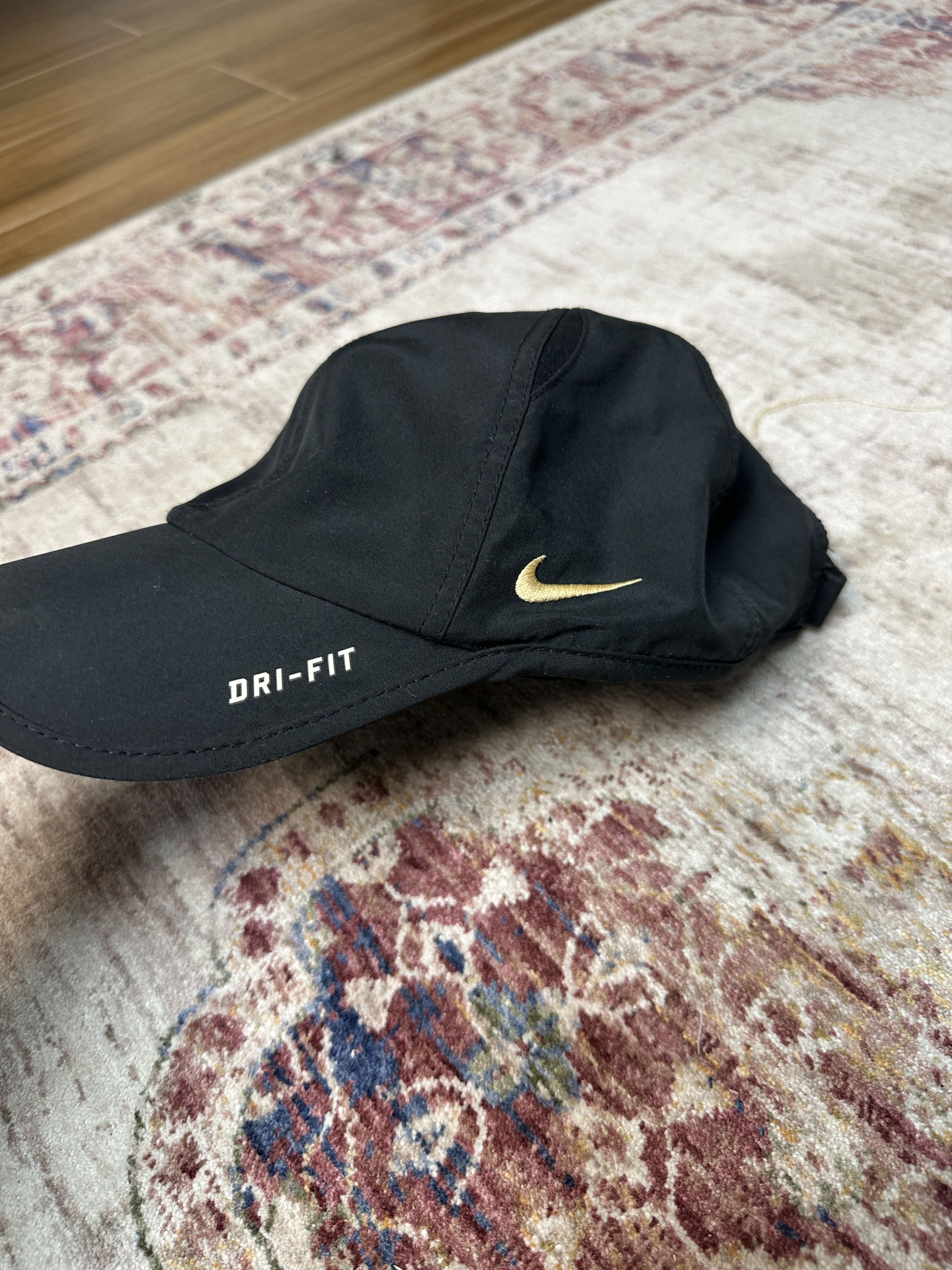 Nike Nike Men's Snapback Black Baseball Hat Size ONE SIZE - 2 Thumbnail