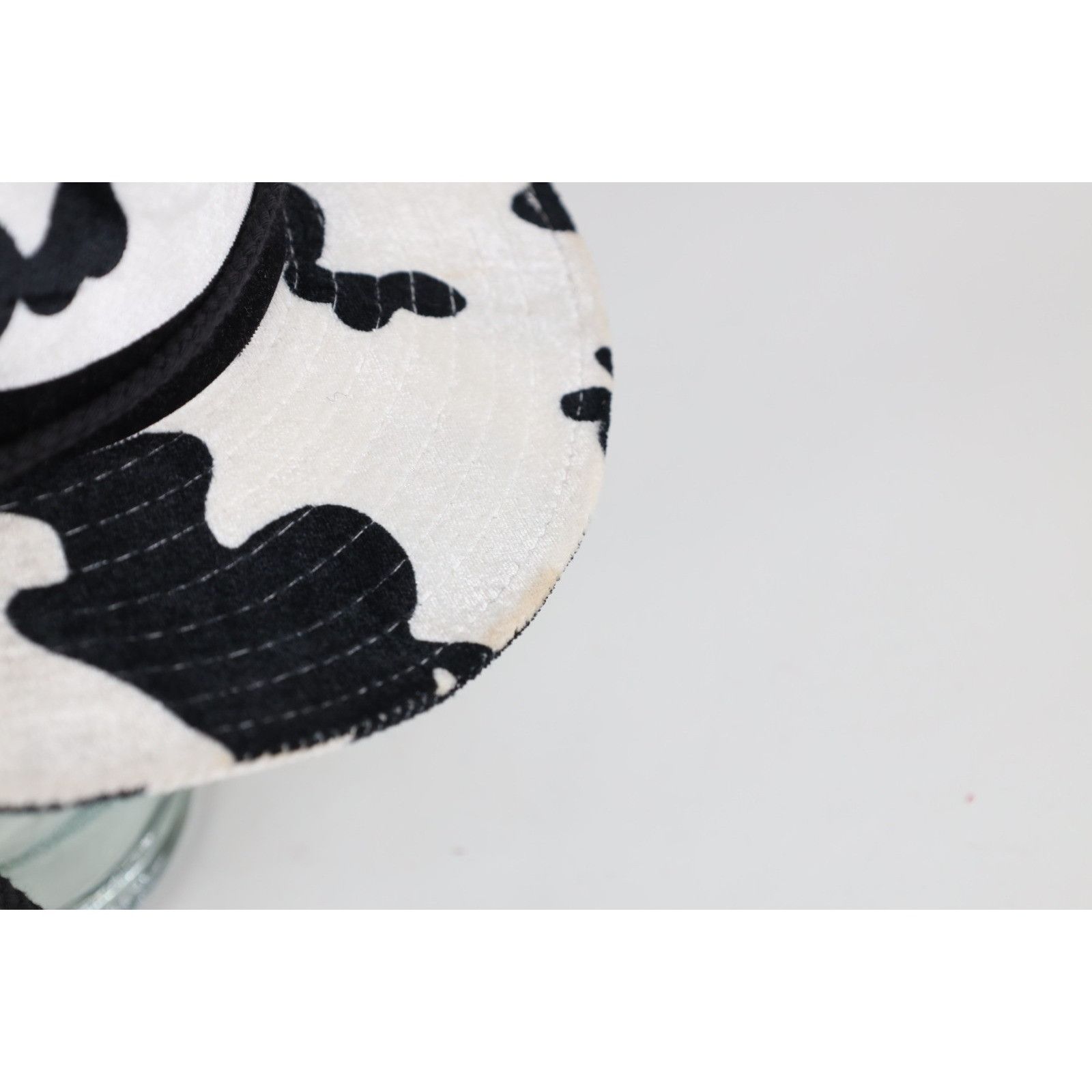 Vintage Vintage 90s Streetwear Cowgirl Cow Spots Velour Cowboy Hat Size ONE SIZE - 5 Thumbnail