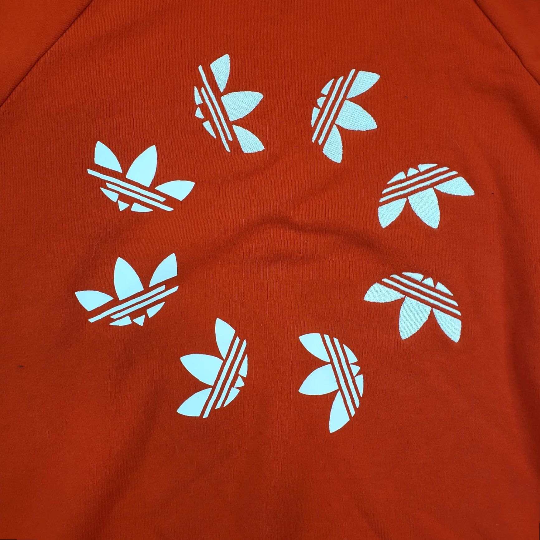 Adidas Adidas Hoodie Mens Medium Red Long Sleeve Pullover Hooded Sweatshirt Size US L / EU 52-54 / 3 - 5 Thumbnail