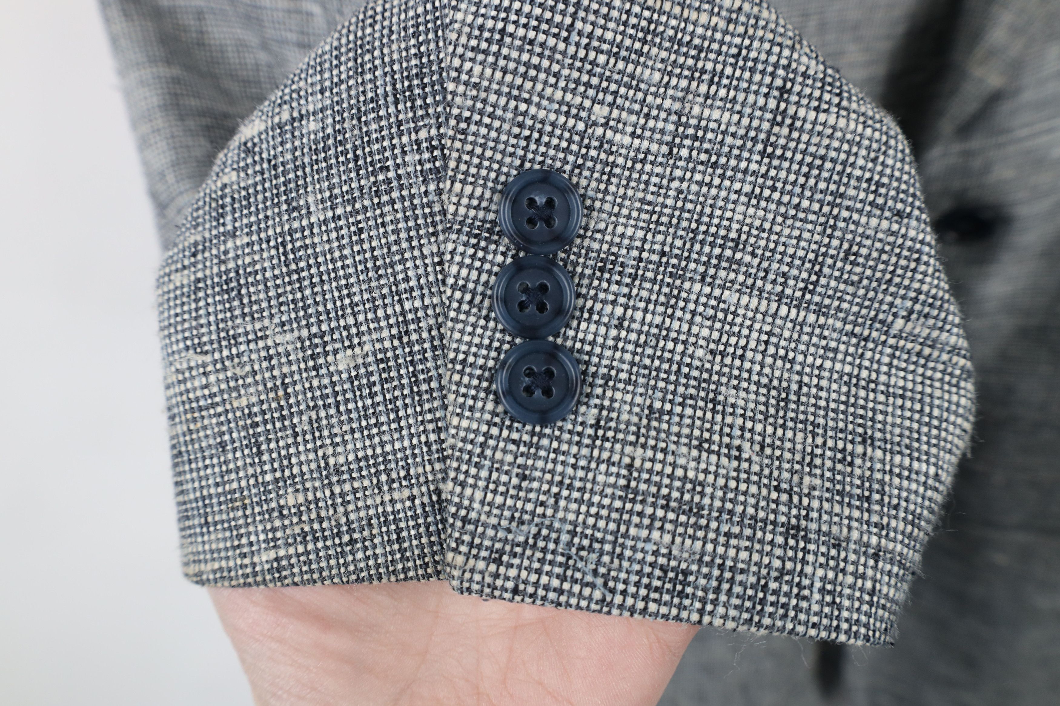 Vintage Vintage 90s Rockabilly Silk 2 Button Suit Coat Blazer Jacket Size US XL / EU 56 / 4 - 4 Thumbnail