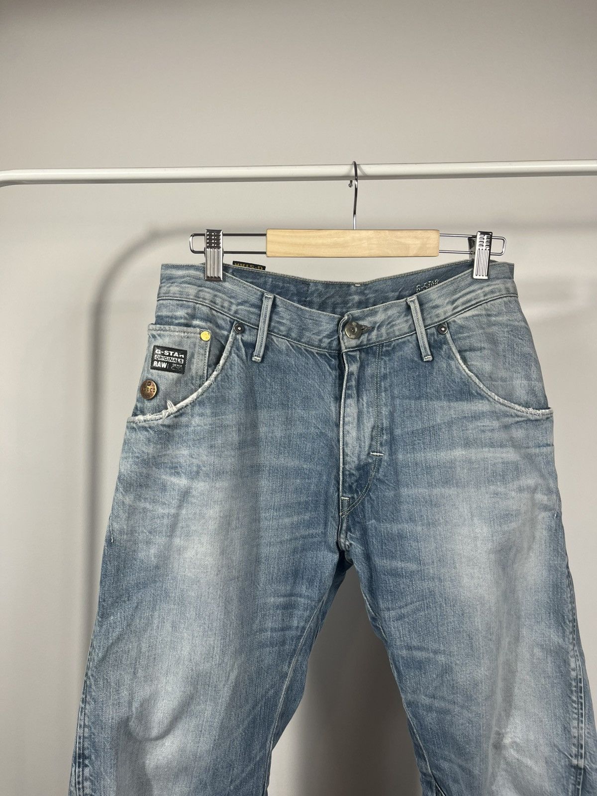 G-Star G-Star Raw Arc 3D loose fit jeans light wash denim 31x32 Size US 31 - 9 Thumbnail