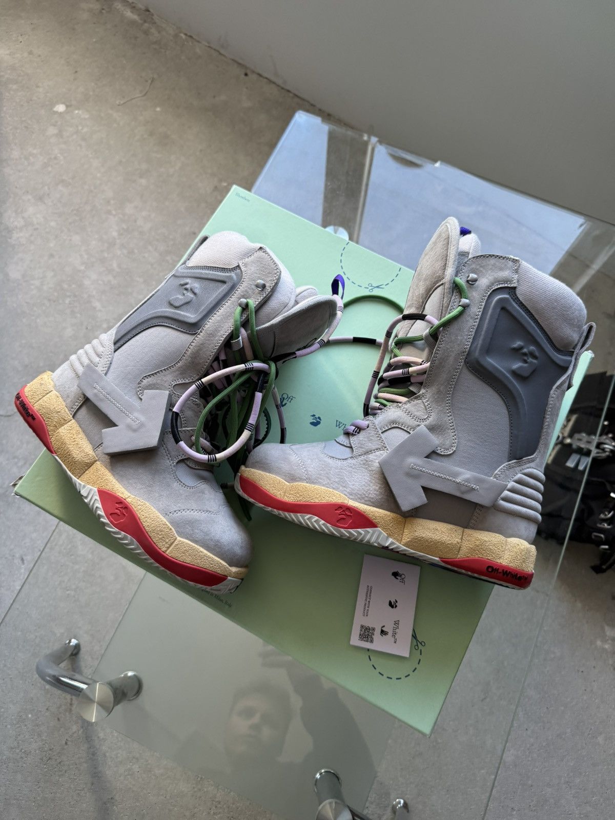 Off-White Off-White Snow Sneakers by Virgil Abloh Size US 6 / IT 36 - 15 Thumbnail