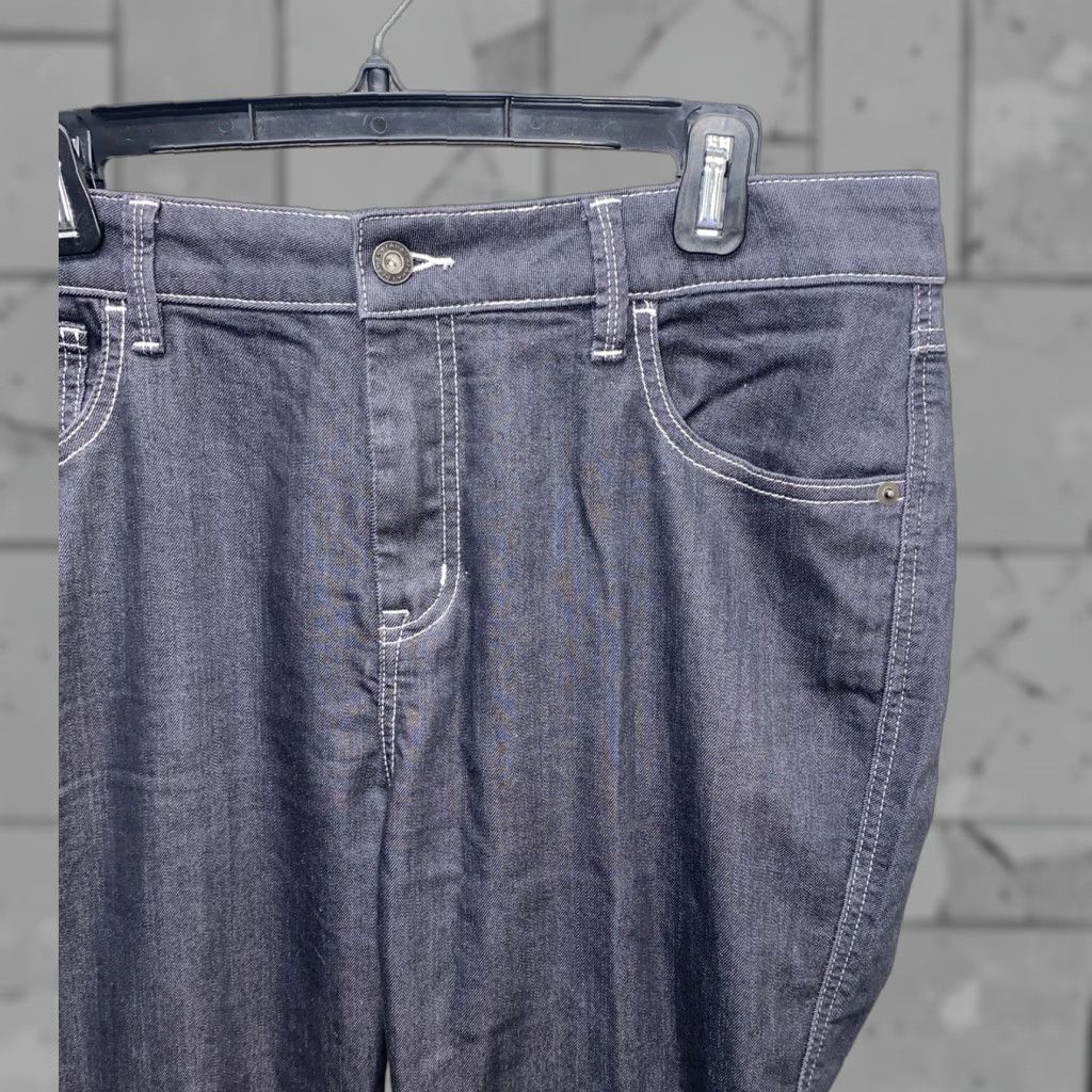 Prana prAna Womens Jeans Zip Fly Casual Gray 14 X 32 Organic Cotton Regular Casual Pants Womens Size 14 Gray Jeans Size 36" / US 14 / IT 50 - 1 Thumbnail