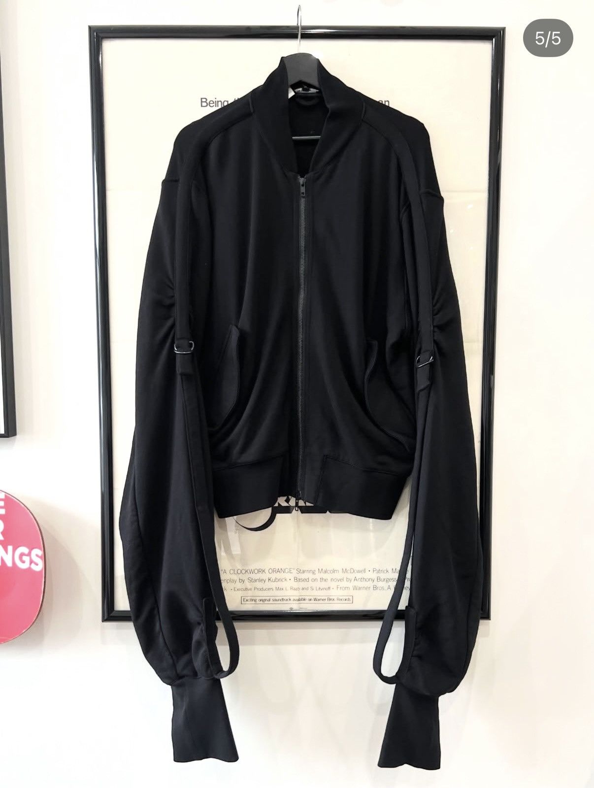 Ann Demeulemeester Ann Demuelemeester bondage strap bomber jacket archive Size US M / EU 48-50 / 2 - 1 Thumbnail