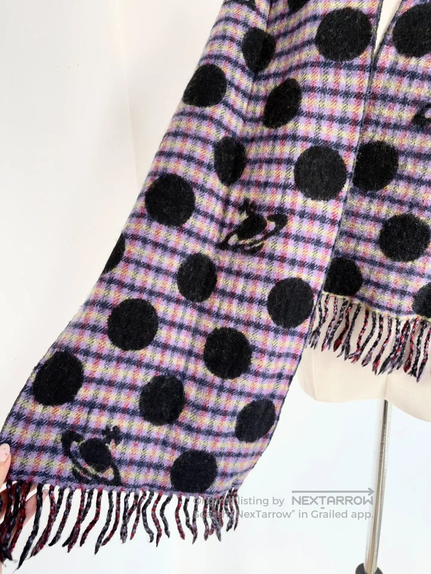 Vivienne Westwood Vivienne Westwood Vintage Polka Dot Saturn Scarf. Size ONE SIZE - 7 Thumbnail