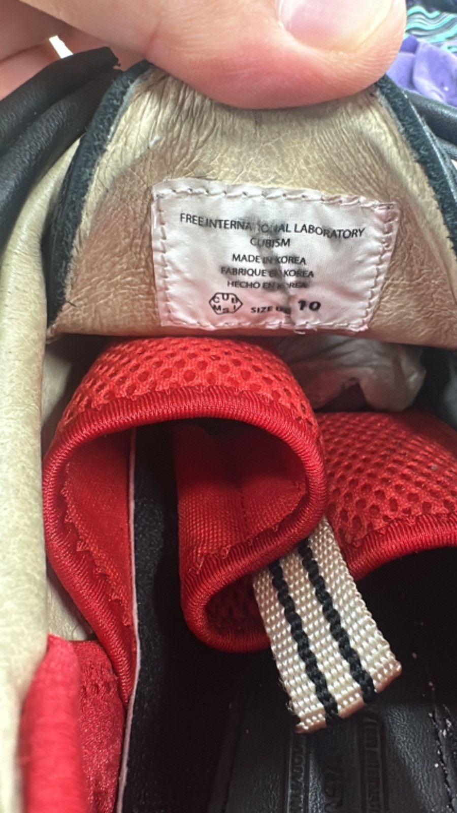 Visvim Size 10 Visvim Undefeated FBT Sneakers BLK/RED Size US 10 / EU 43 - 3 Thumbnail