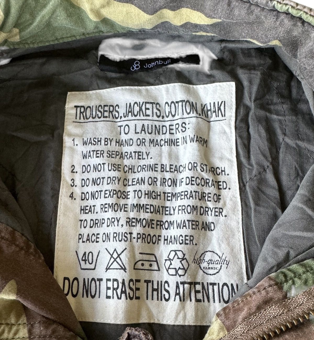 Johnbull VINTAGE JOHN BULL JACKET CAMO JAPAN Size US S / EU 44-46 / 1 - 3 Thumbnail