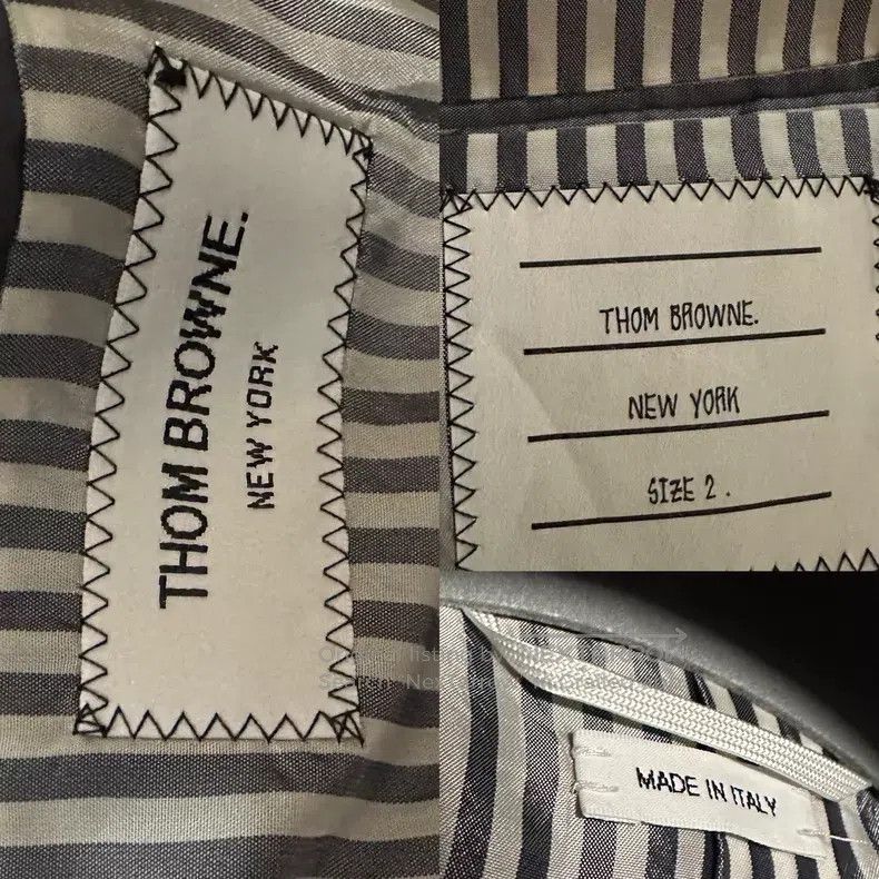 Thom Browne Thom Browne Dark blue cotton casual trench coat Size US S / EU 44-46 / 1 - 4 Thumbnail
