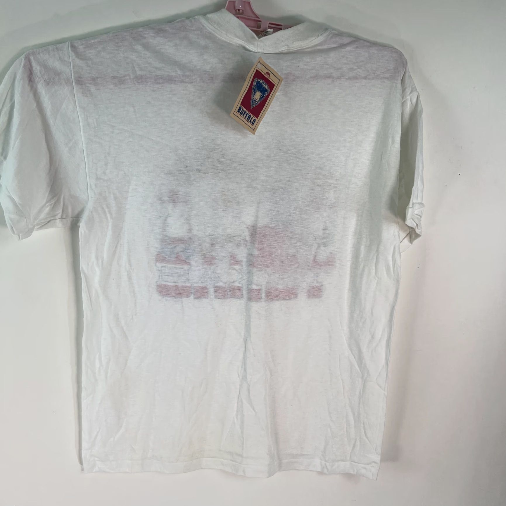 Vintage Buffalo Sportswear Shirt Mens New White Dallas Texas Short Sleeves T Shirt Size XL Size US XL / EU 56 / 4 - 4 Thumbnail